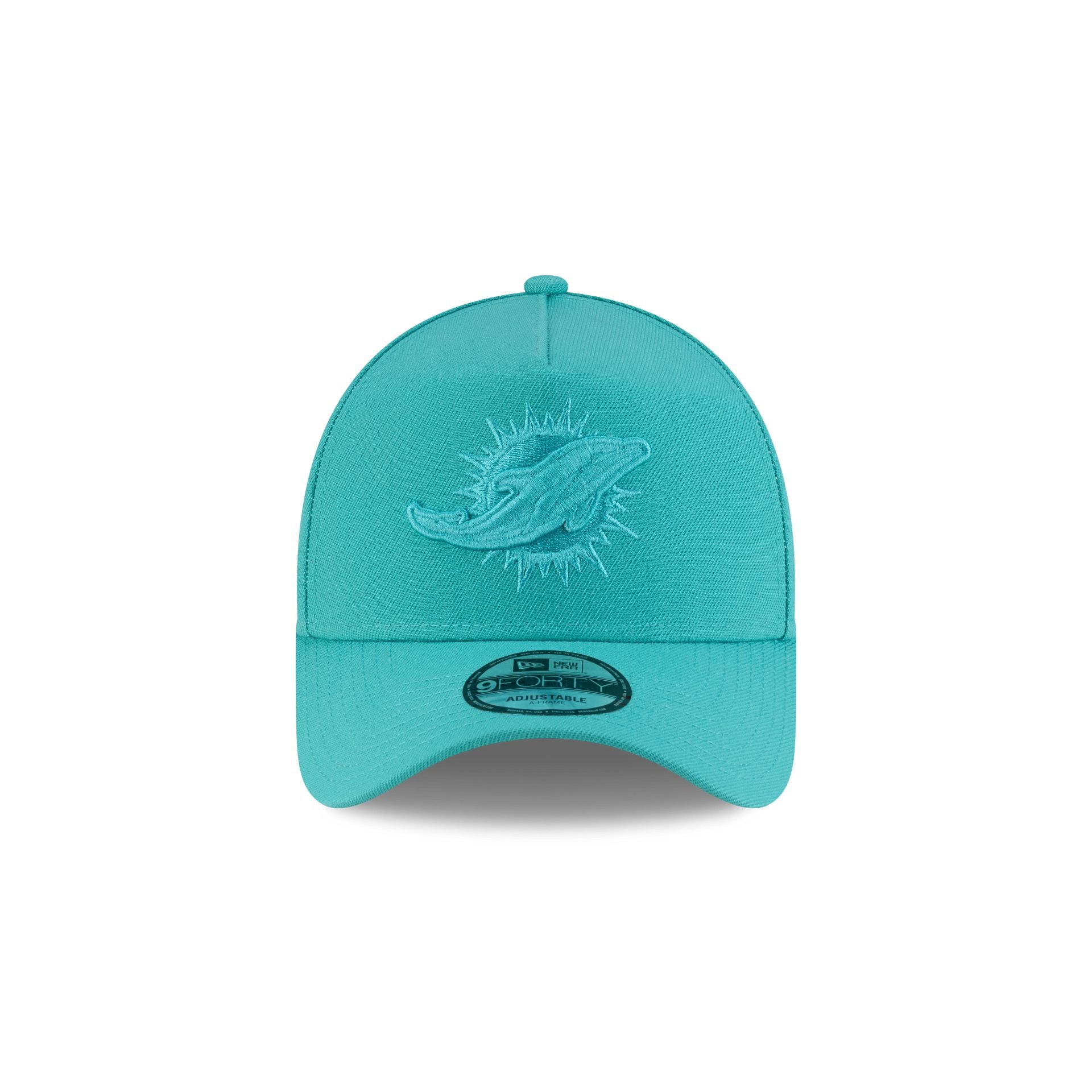 Alternative view of Miami Dolphins Teal 9Forty A-Frame Snapback Hat