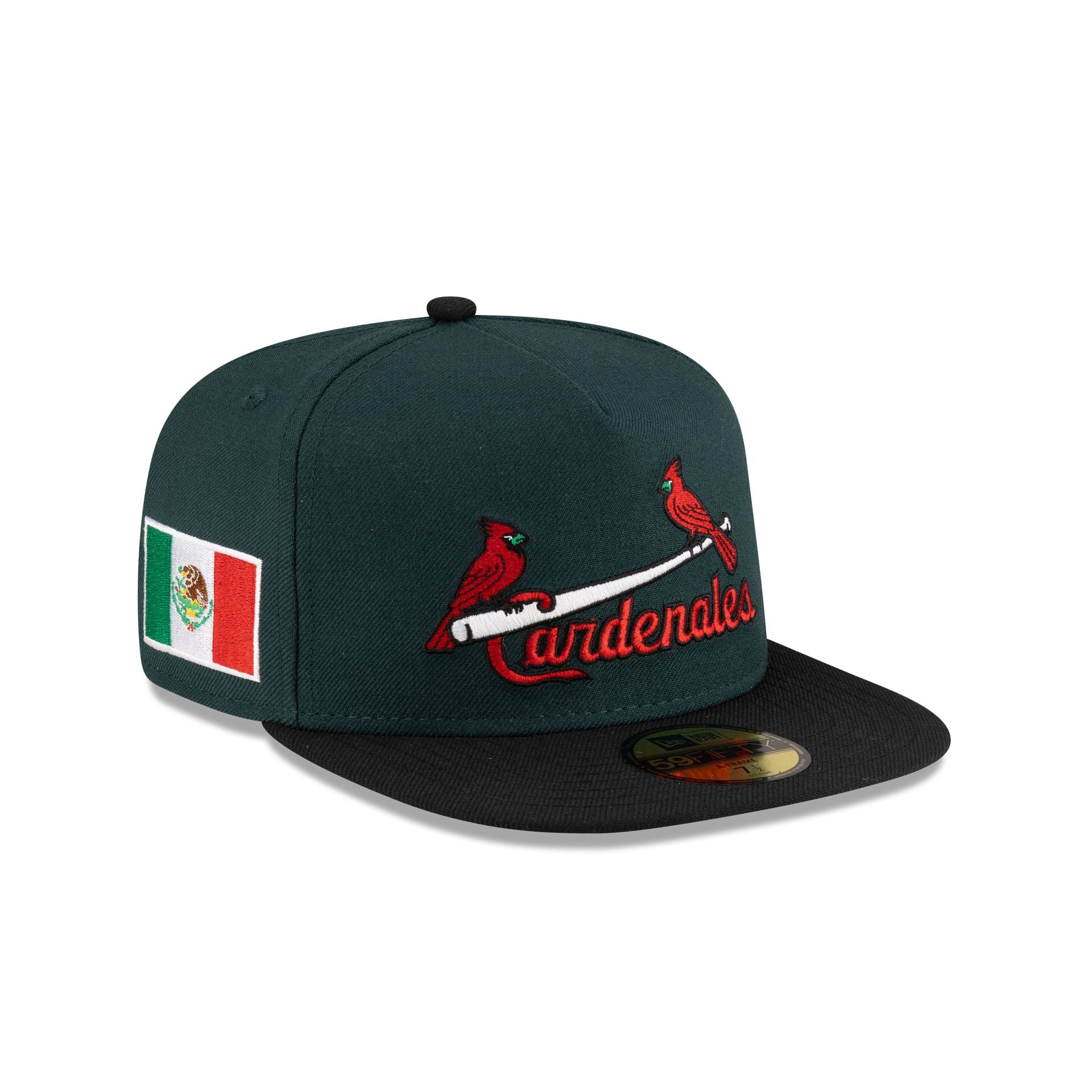 Just Caps Cinco De Mayo Springfield Cardinals 59Fifty A-Frame Fitted Hat
