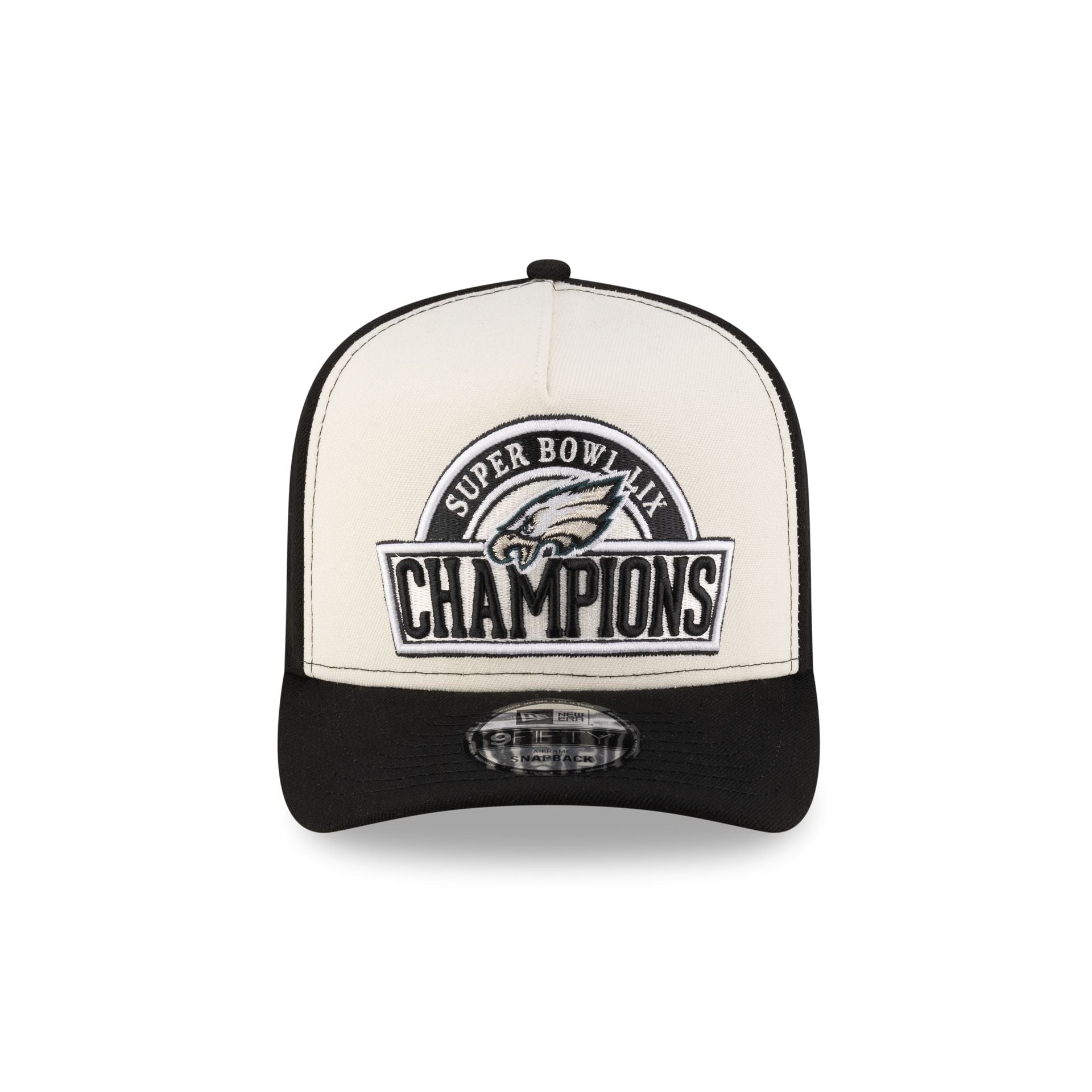 Alternative view of Philadelphia Eagles Super Bowl Lix Champions 9Fifty A-Frame Snapback Hat