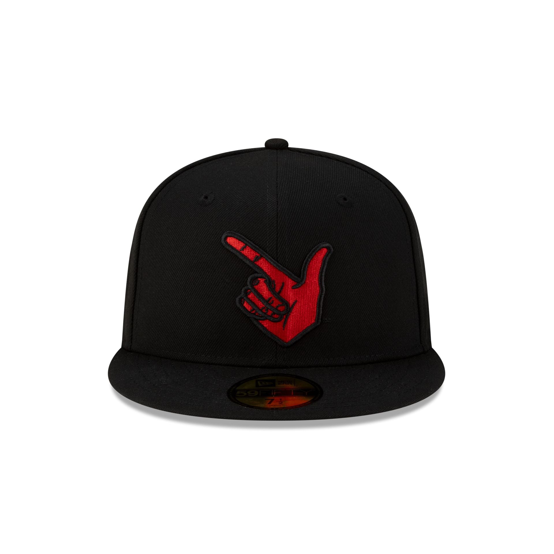 Alternative view of Texas Tech Red Raiders Hand Signs 59Fifty Fitted Hat