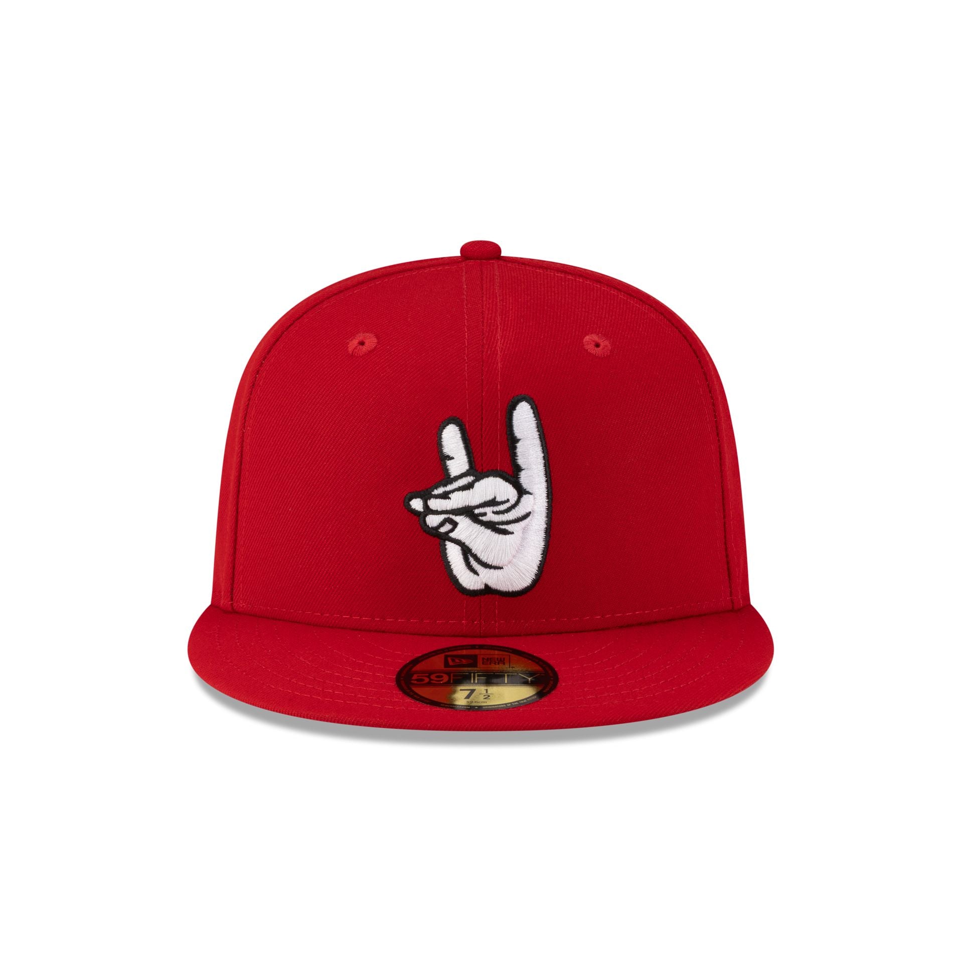 Alternative view of Nc State Wolfpack Hand Signs 59Fifty Fitted Hat