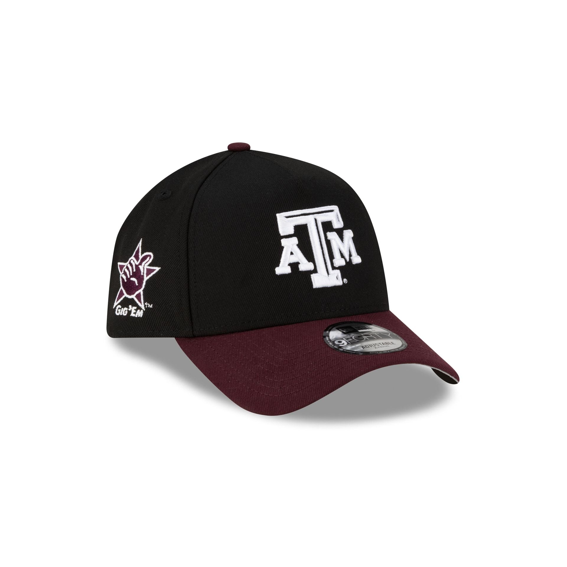 Texas A&M Aggies Hand Signs Sidepatch 9Forty A-Frame Snapback Hat