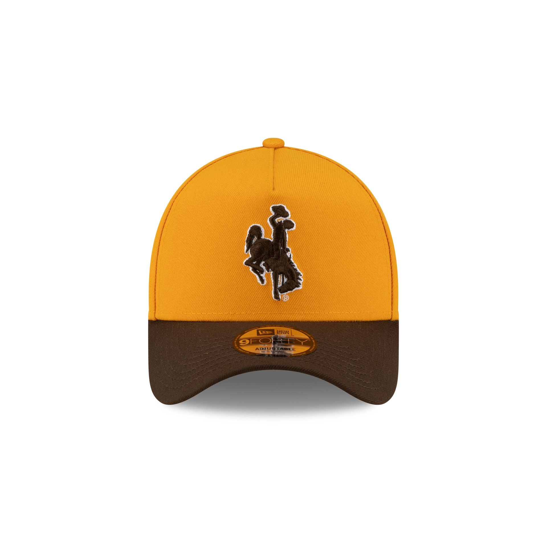 Alternative view of Wyoming Cowboys Gold 9Forty A-Frame Snapback Hat