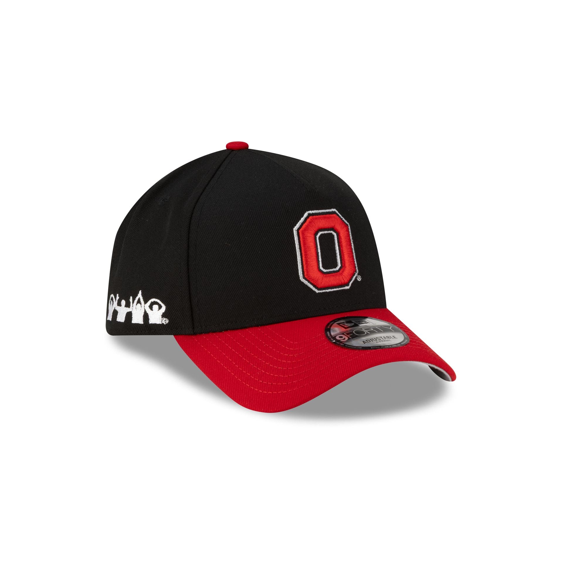 Ohio State Buckeyes Hand Signs Sidepatch 9Forty A-Frame Snapback Hat