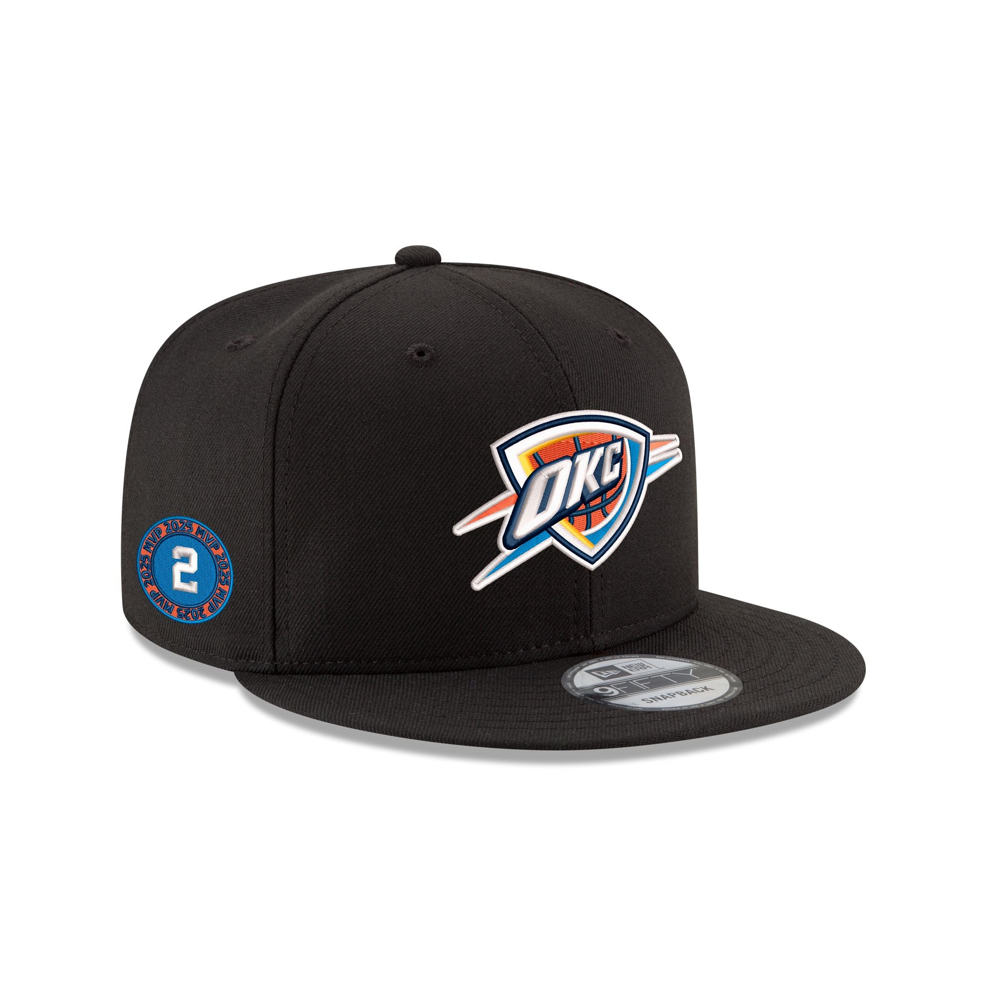 Oklahoma City Thunder Shai Gilgeous-Alexander 2025 Mvp Sidepatch 9Fifty Snapback Hat