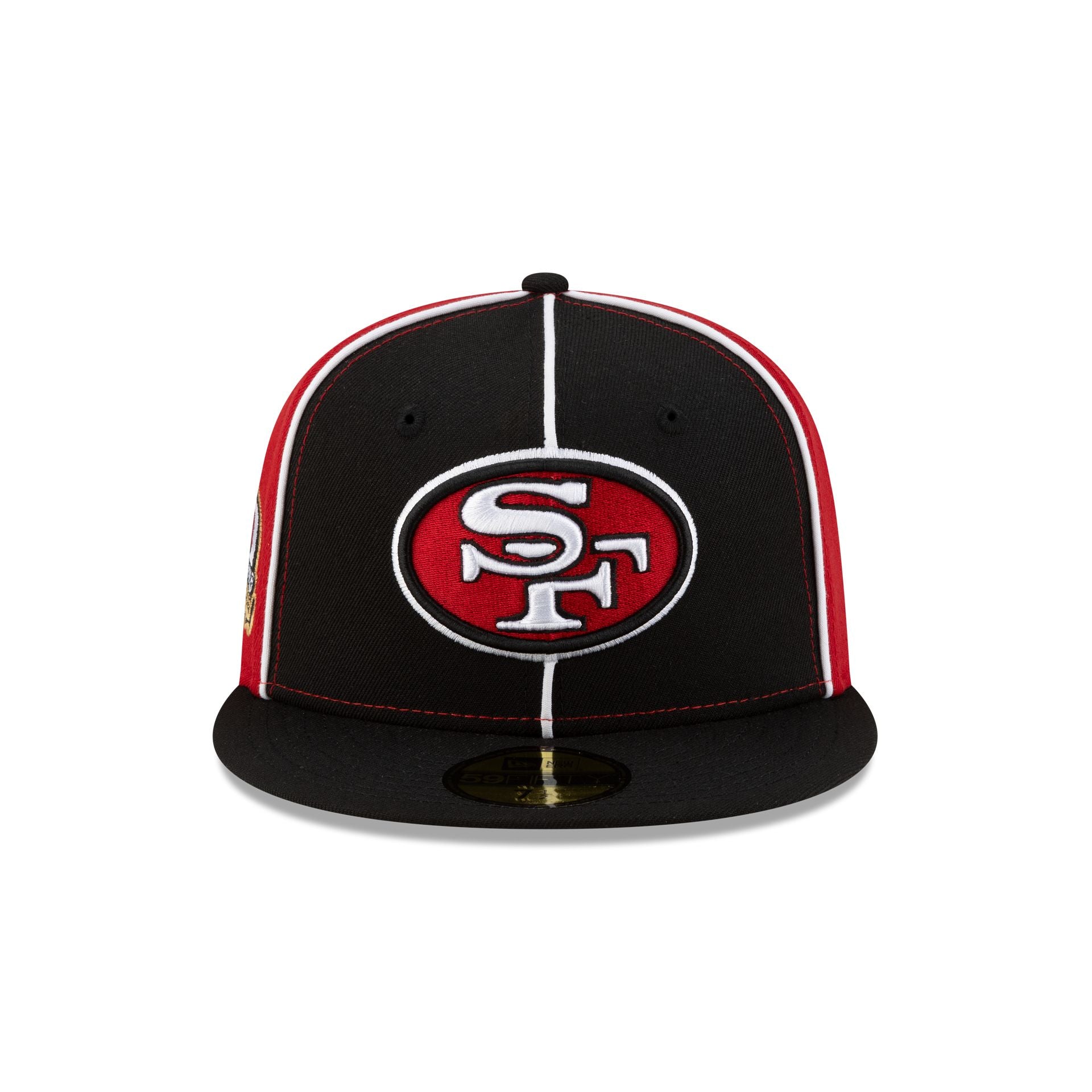 Alternative view of San Francisco 49Ers Two-Tone Pinwheel 59Fifty Fitted Hat