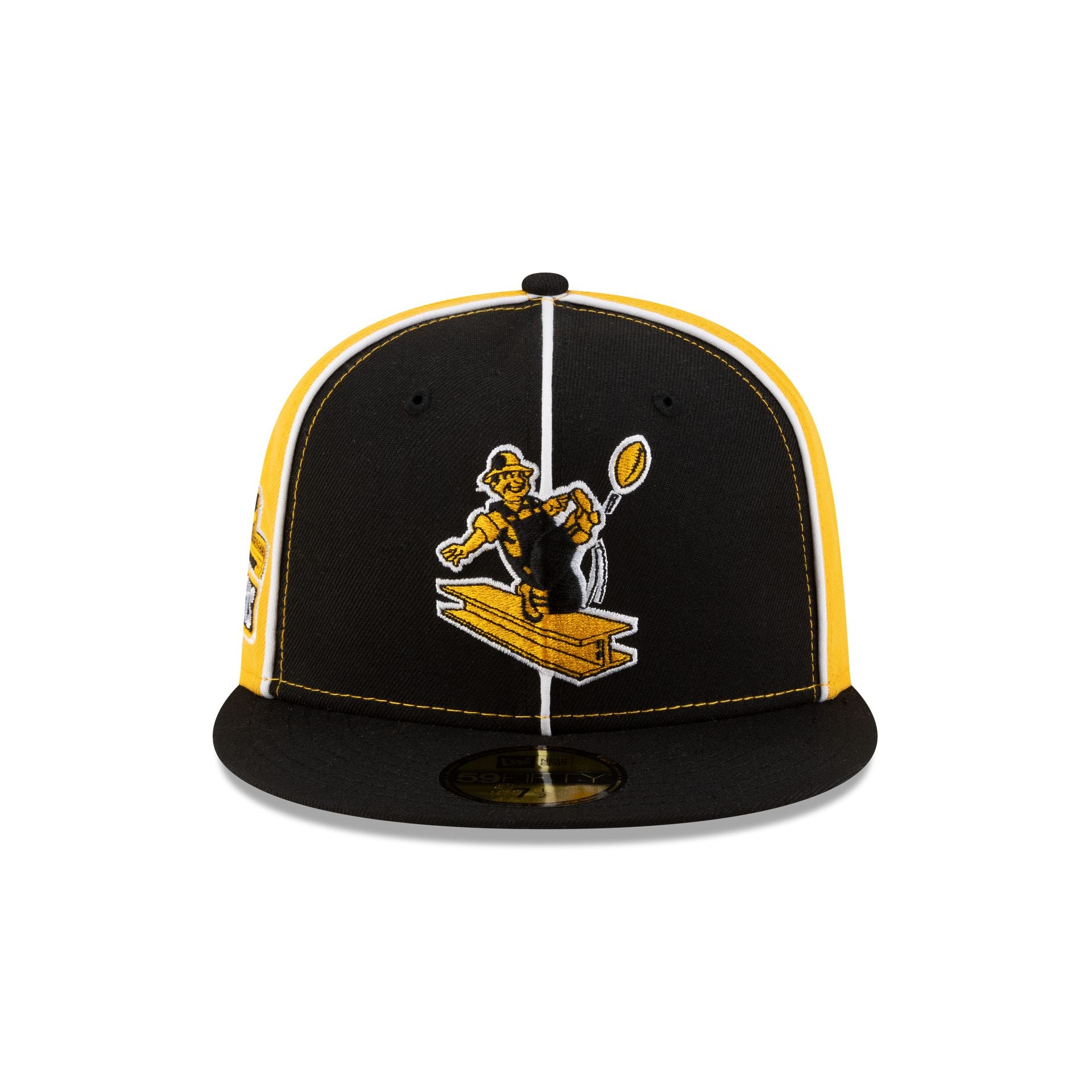 Alternative view of Pittsburgh Steelers Two-Tone Pinwheel 59Fifty Fitted Hat