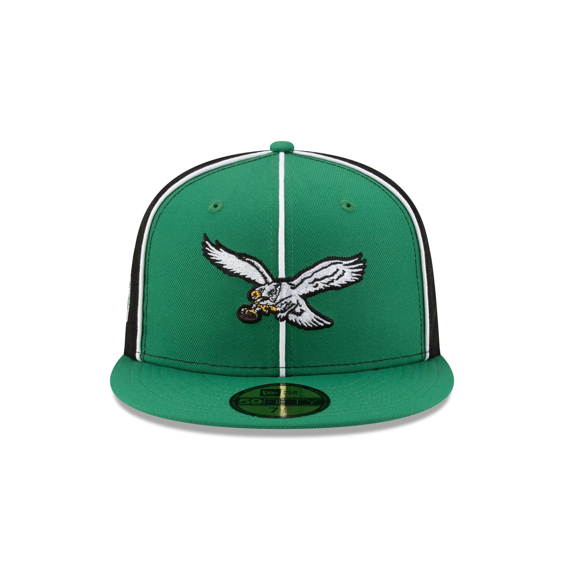 Alternative view of Philadelphia Eagles Two-Tone Pinwheel 59Fifty Fitted Hat