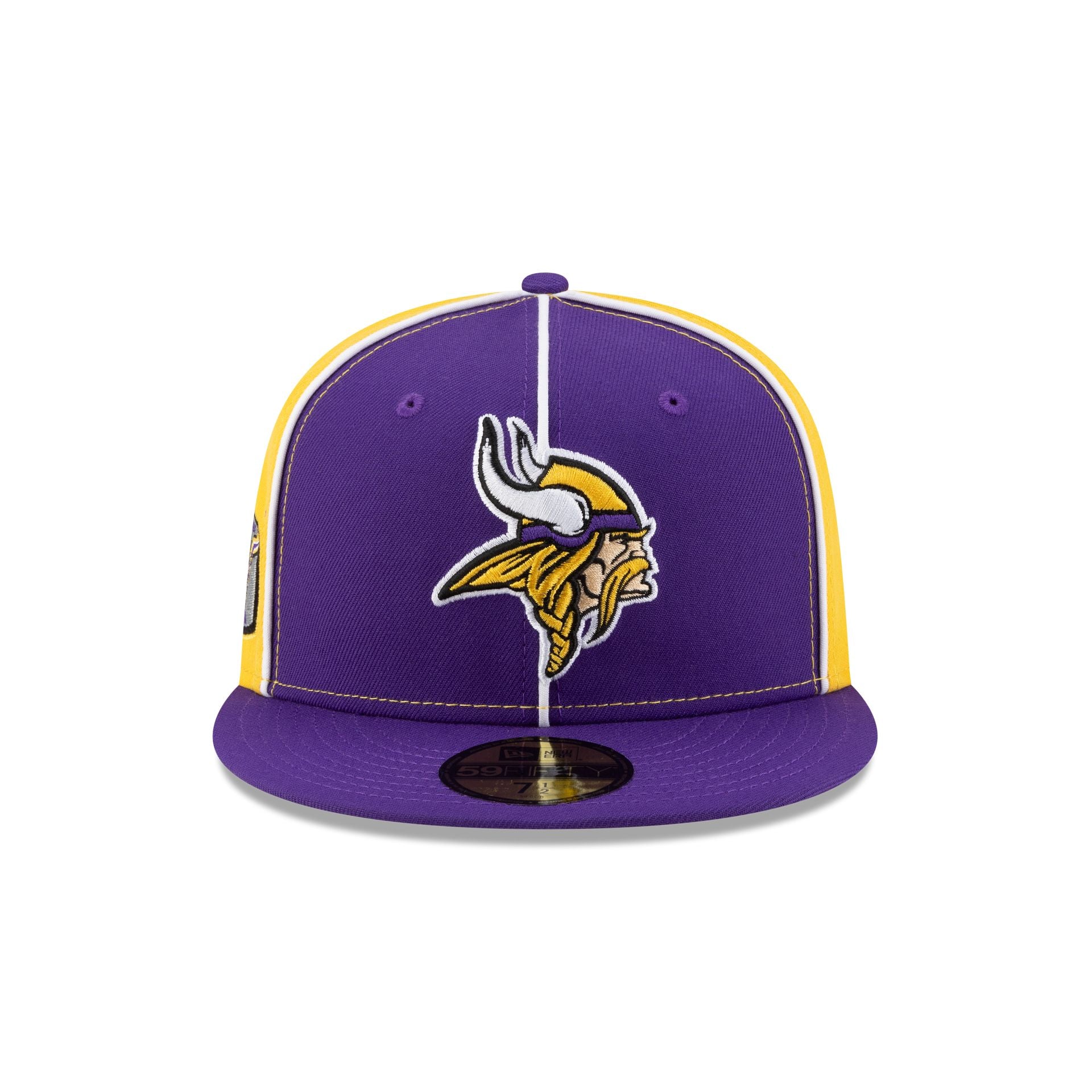 Alternative view of Minnesota Vikings Two-Tone Pinwheel 59Fifty Fitted Hat
