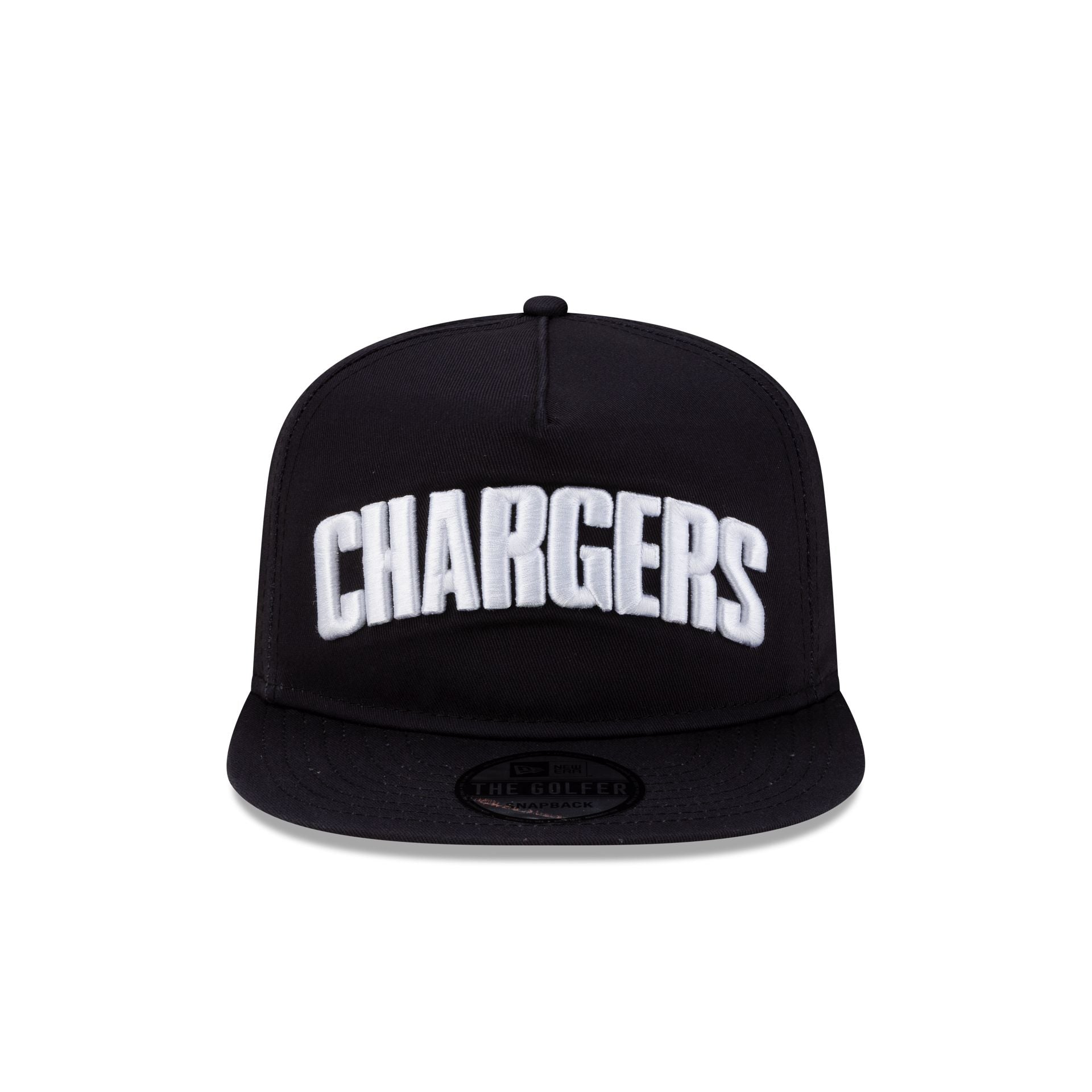 Alternative view of Los Angeles Chargers Wordmark Navy Golfer Adjustable Hat