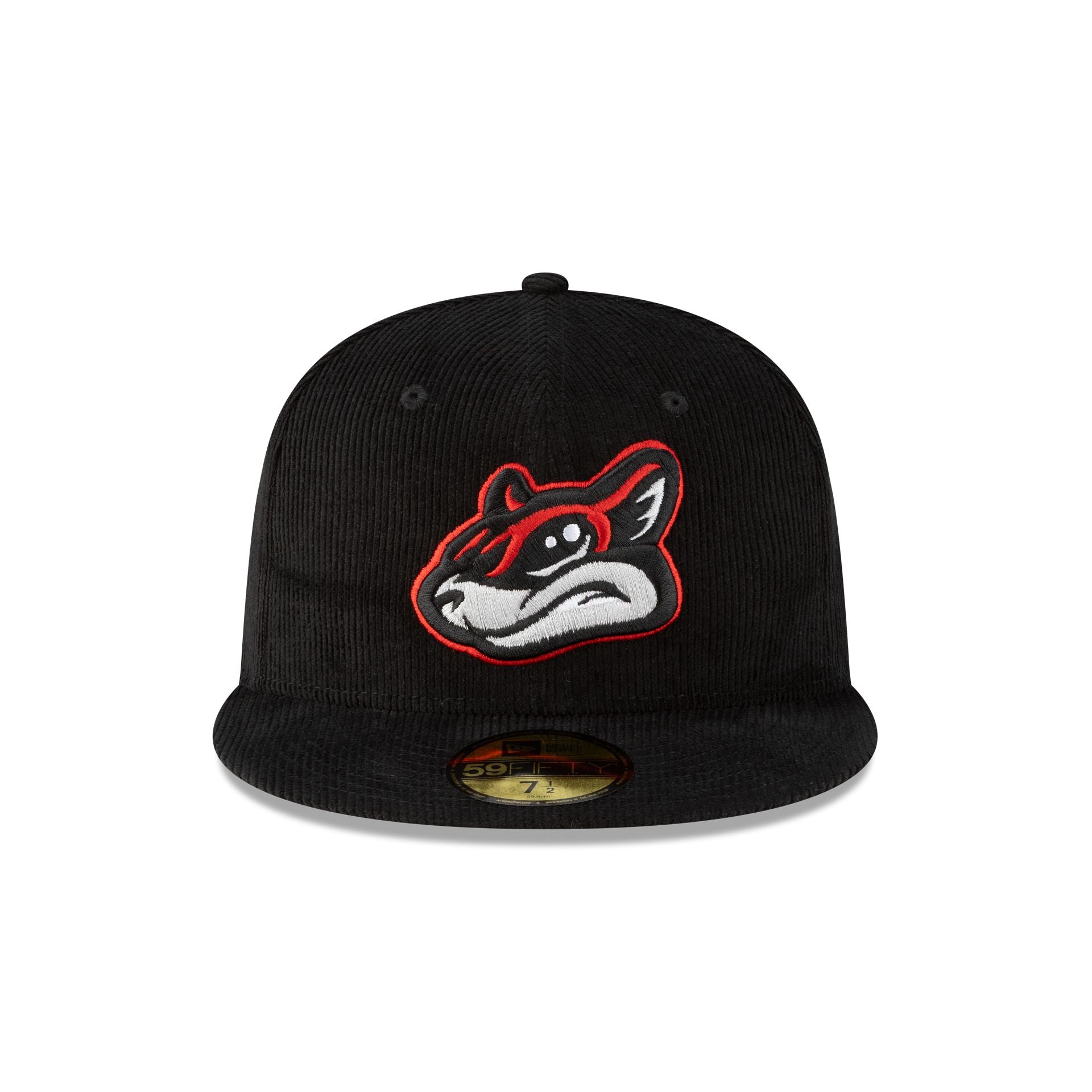 Alternative view of Richmond Flying Squirrels Corduroy 59Fifty Fitted Hat
