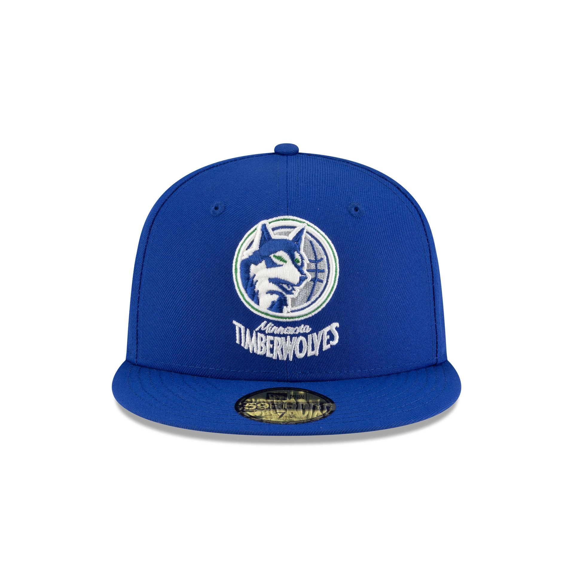 Alternative view of Minnesota Timberwolves 1989-1995 Hardwood Classics Blue 59Fifty Fitted Hat