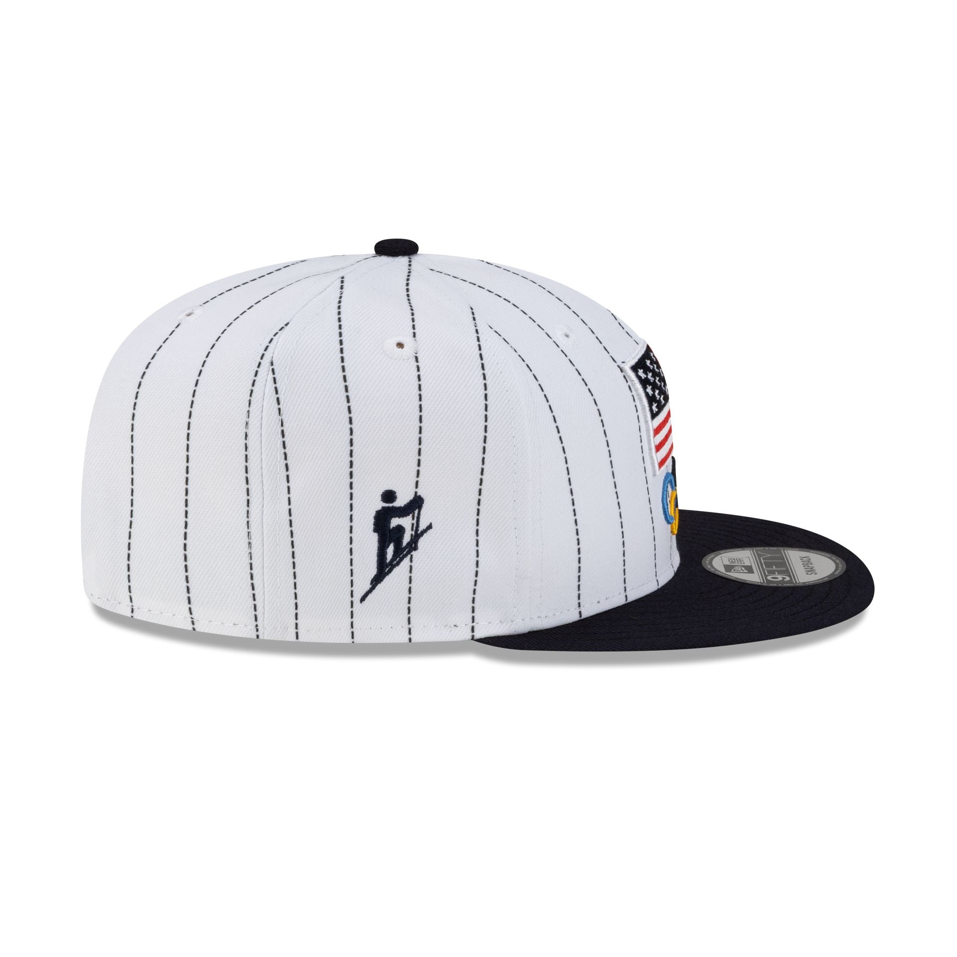 Team Usa Ski Mountaineering 9Fifty Snapback Hat - Image 4