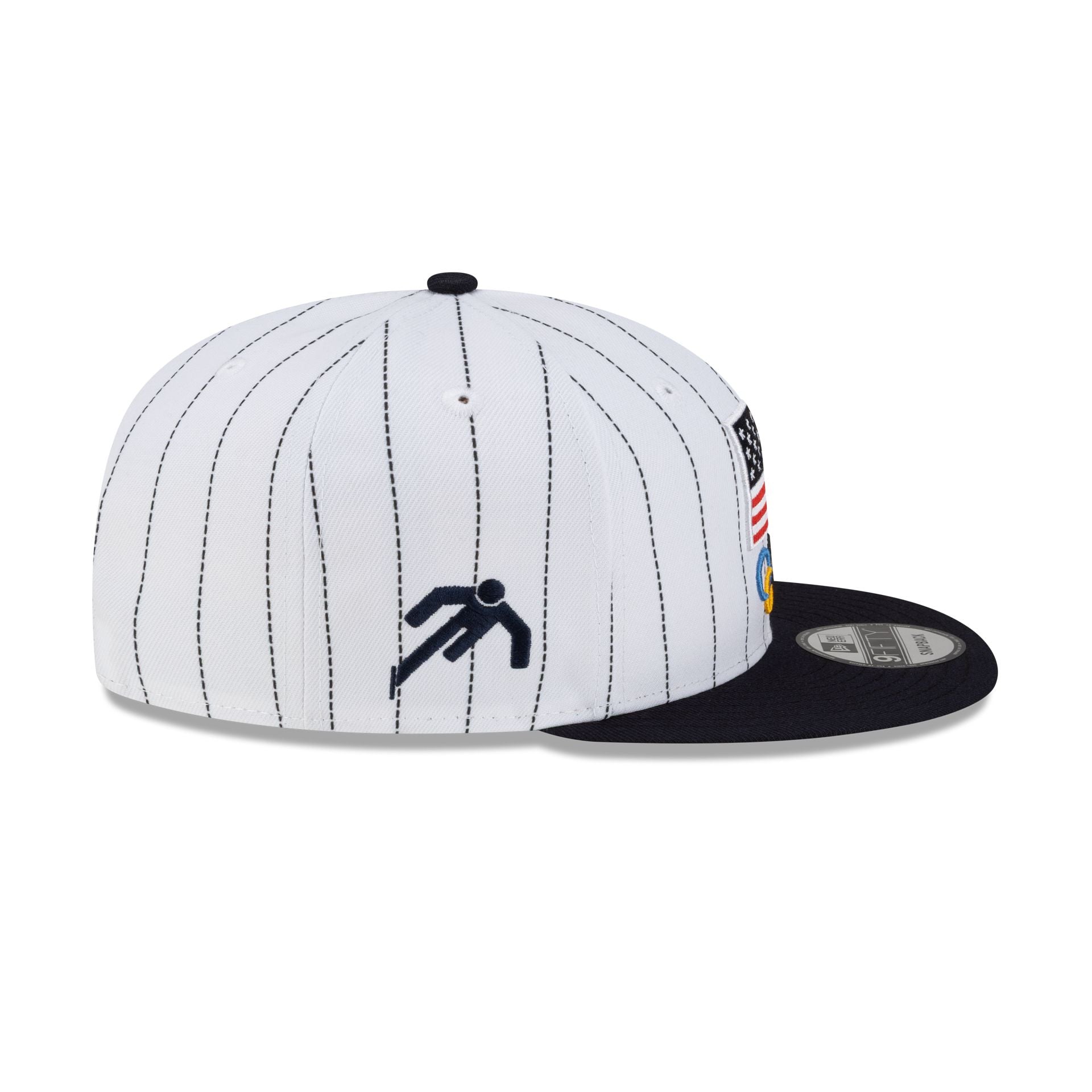 Team Usa Short Track Speed Skating 9Fifty Snapback Hat - Image 4