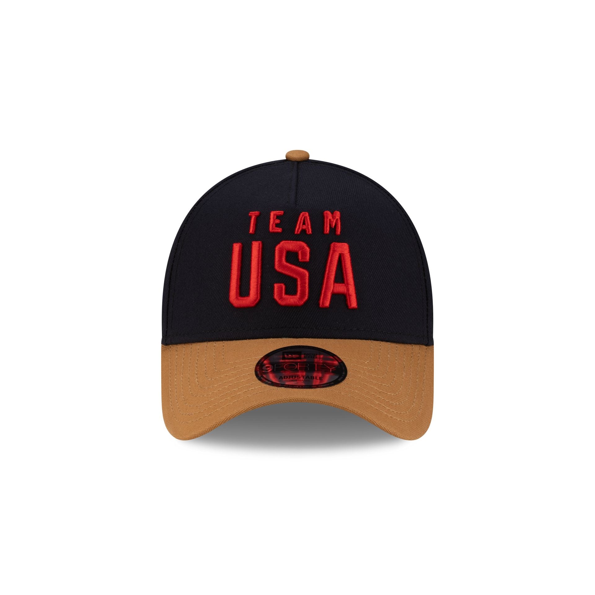 Alternative view of Team Usa Biathlon 9Forty A-Frame Snapback Hat