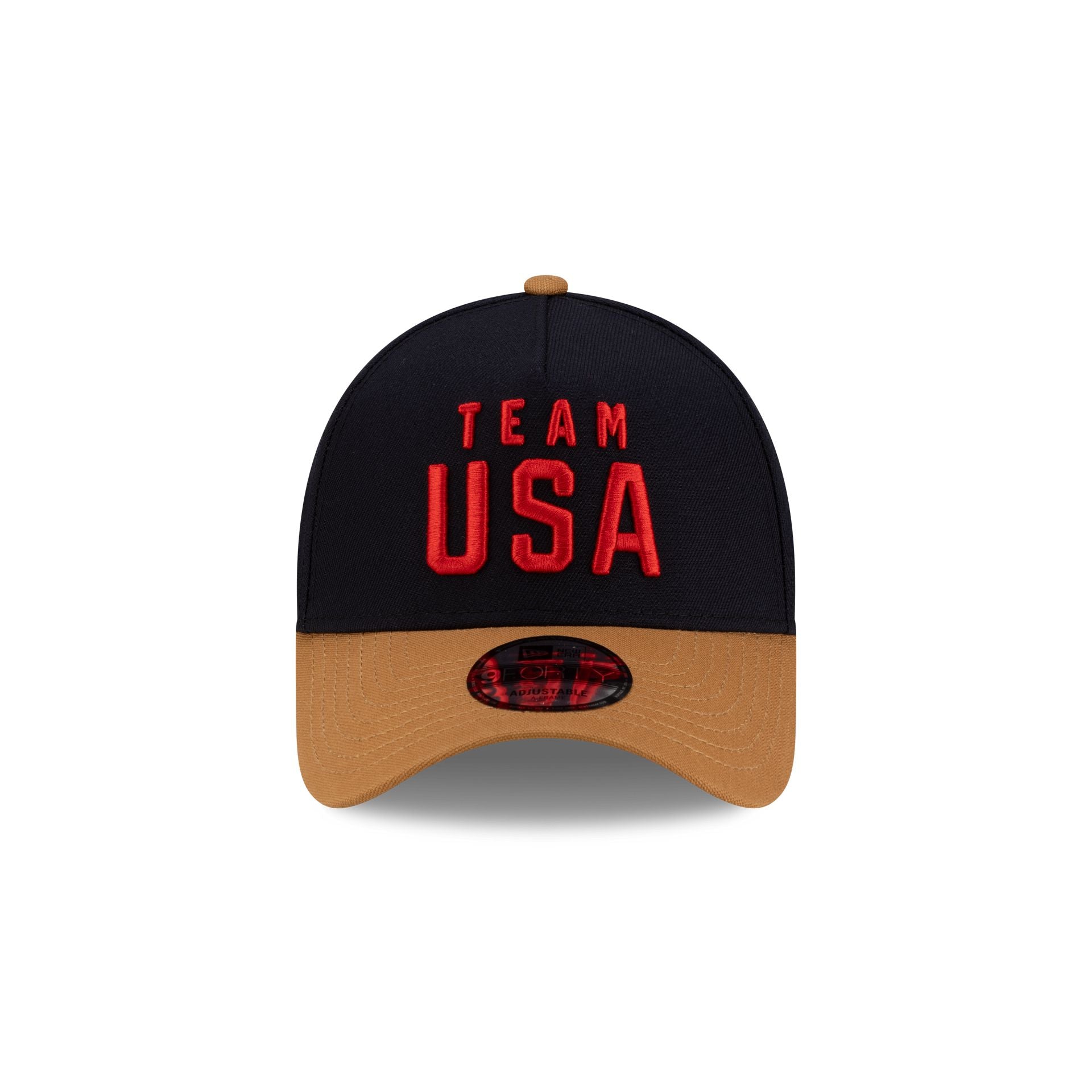 Alternative view of Team Usa Curling 9Forty A-Frame Snapback Hat