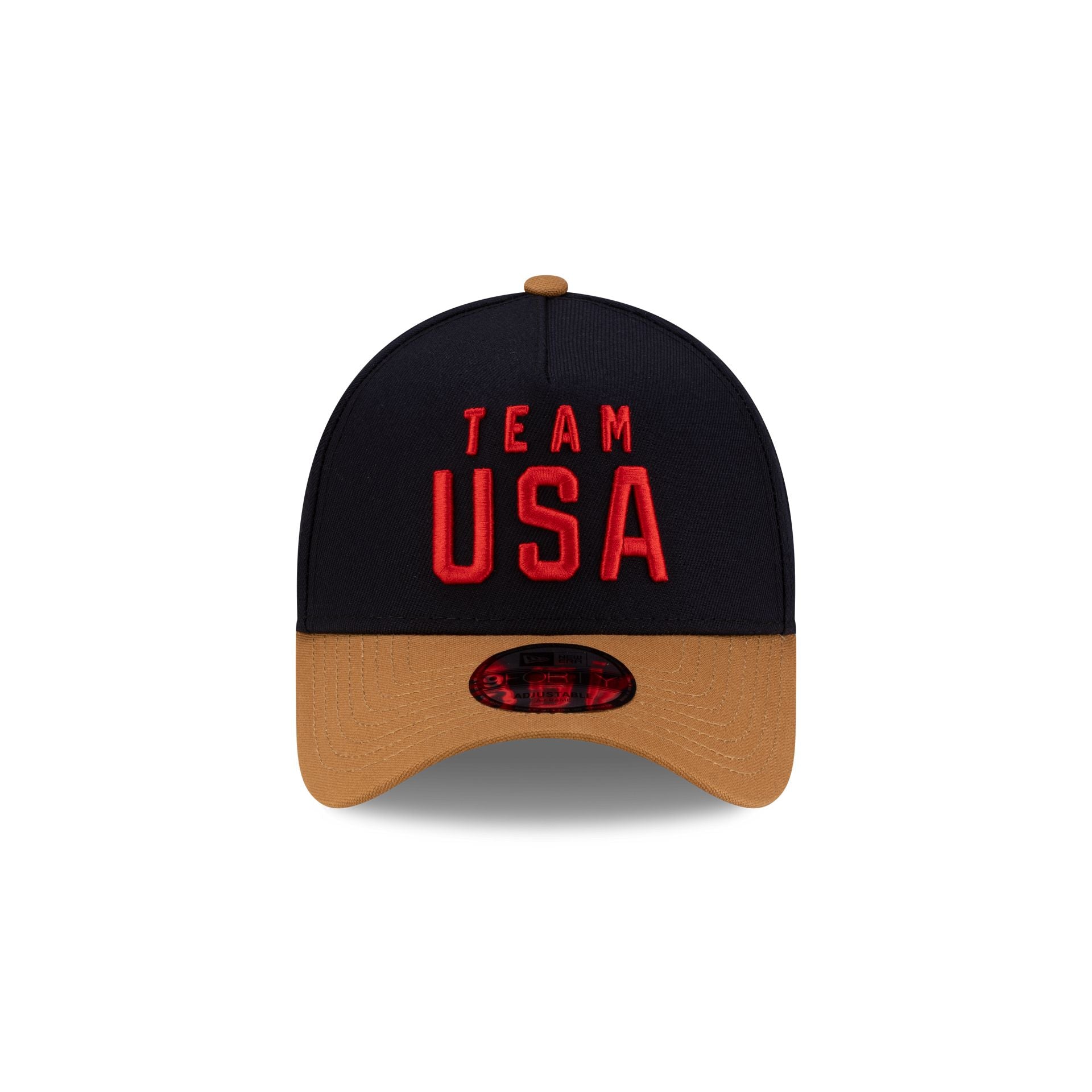 Team Usa Figure Skating 9Forty A-Frame Snapback Hat - Image 2
