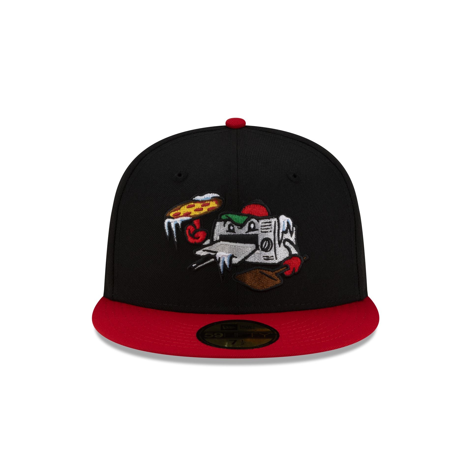 Alternative view of Wisconsin Timber Rattlers Black Food Pack 59Fifty Fitted Hat