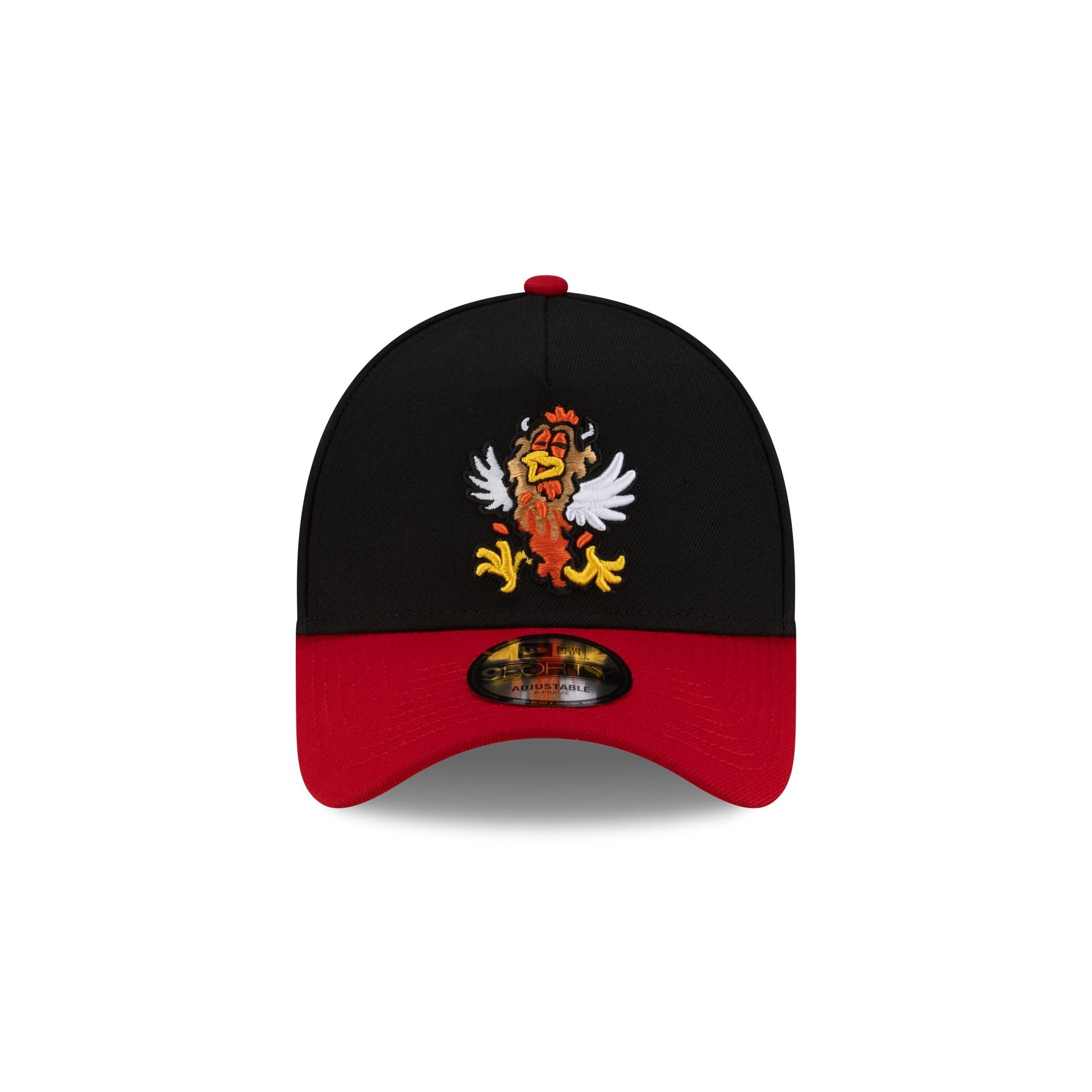 Alternative view of New Hampshire Fisher Cats Black Food Pack 9Forty A-Frame Snapback Hat