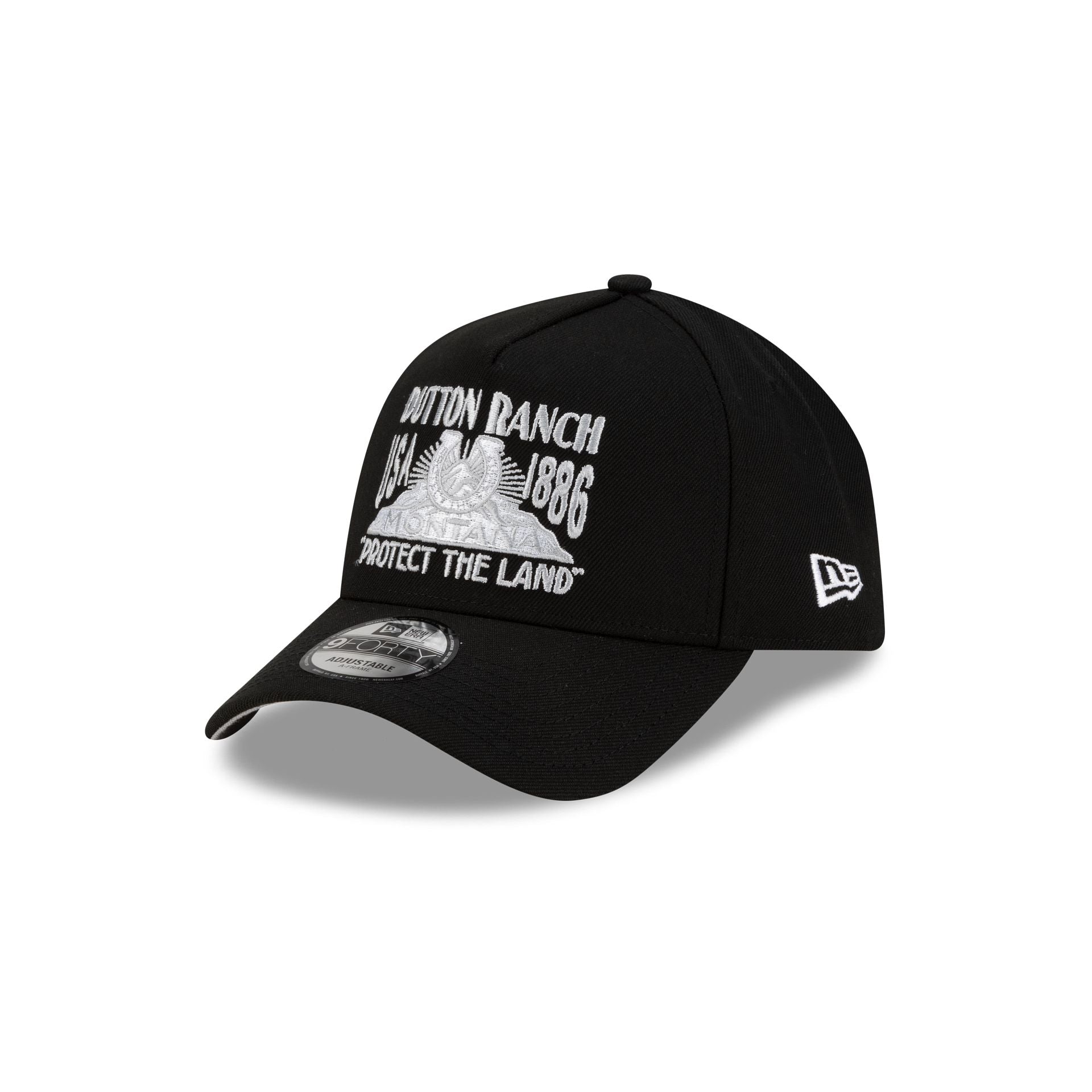 Yellowstone Black & White 9Forty A-Frame Snapback Hat