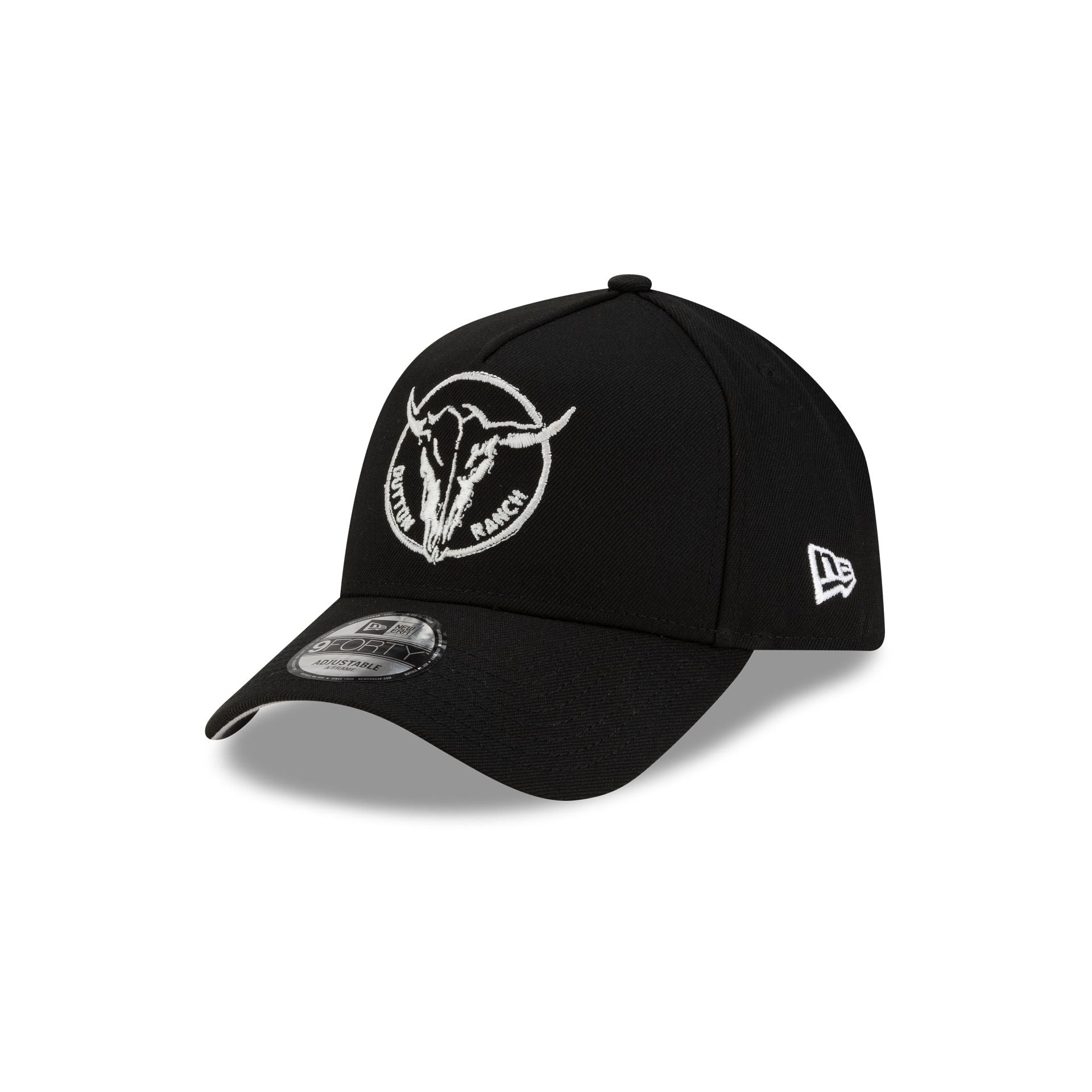 Yellowstone Bull Skull Black 9Forty A-Frame Snapback Hat