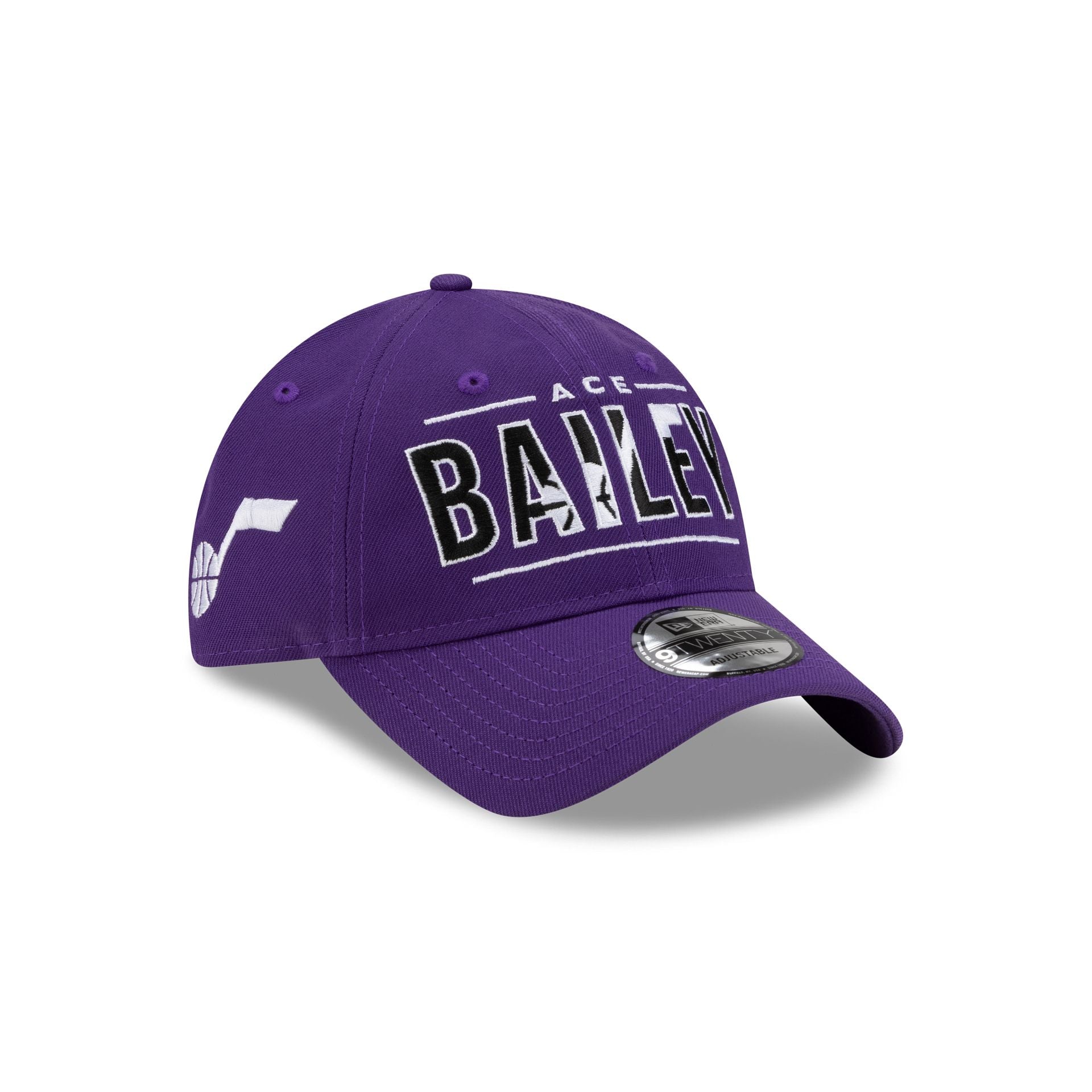 Utah Jazz Ace Bailey Wordmark 9Twenty Adjustable Hat