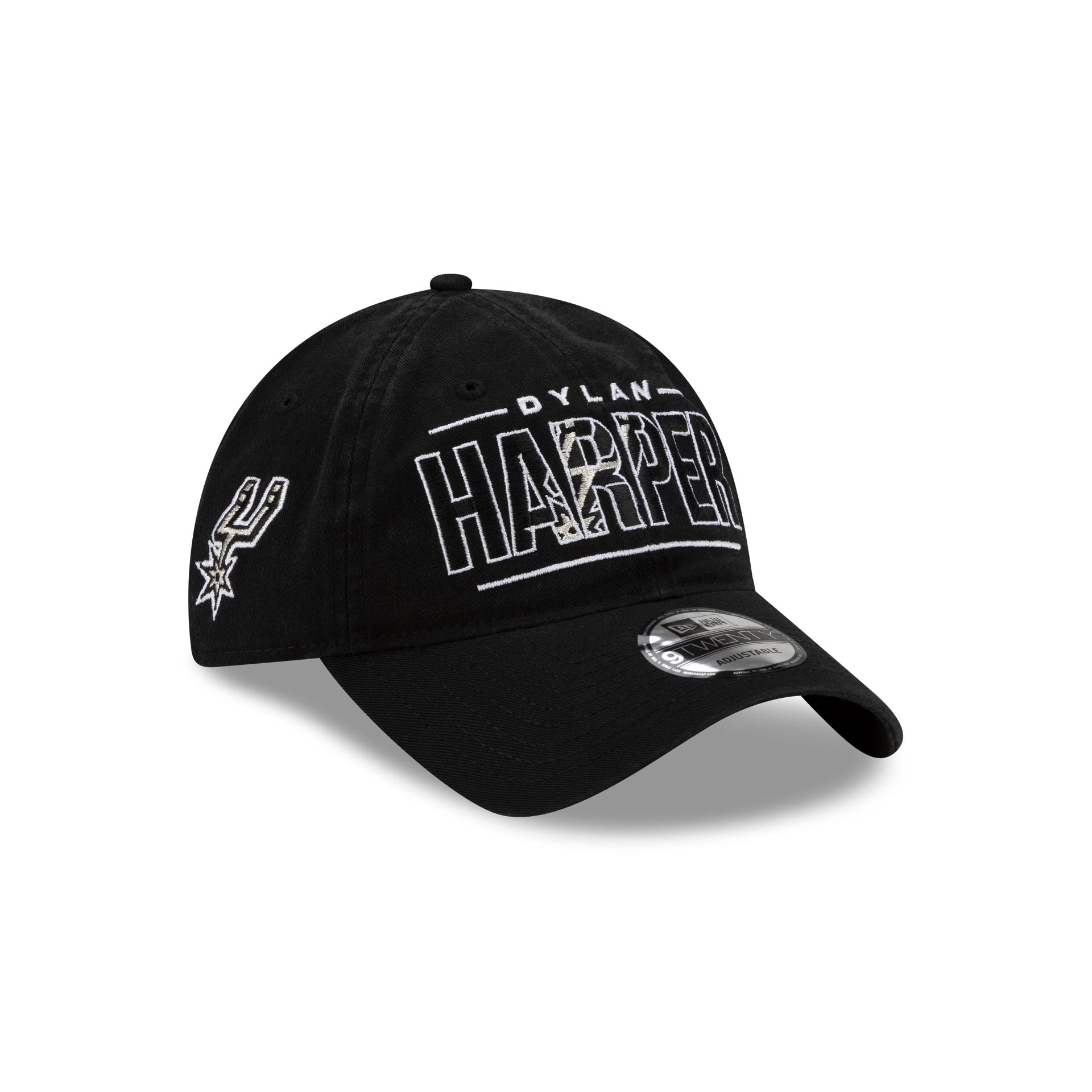 San Antonio Spurs Dylan Harper Wordmark 9Twenty Adjustable Hat