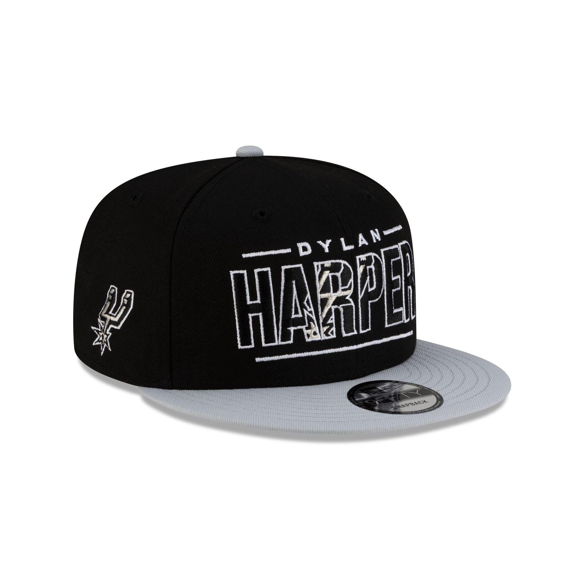 San Antonio Spurs Dylan Harper Wordmark 9Fifty Snapback Hat