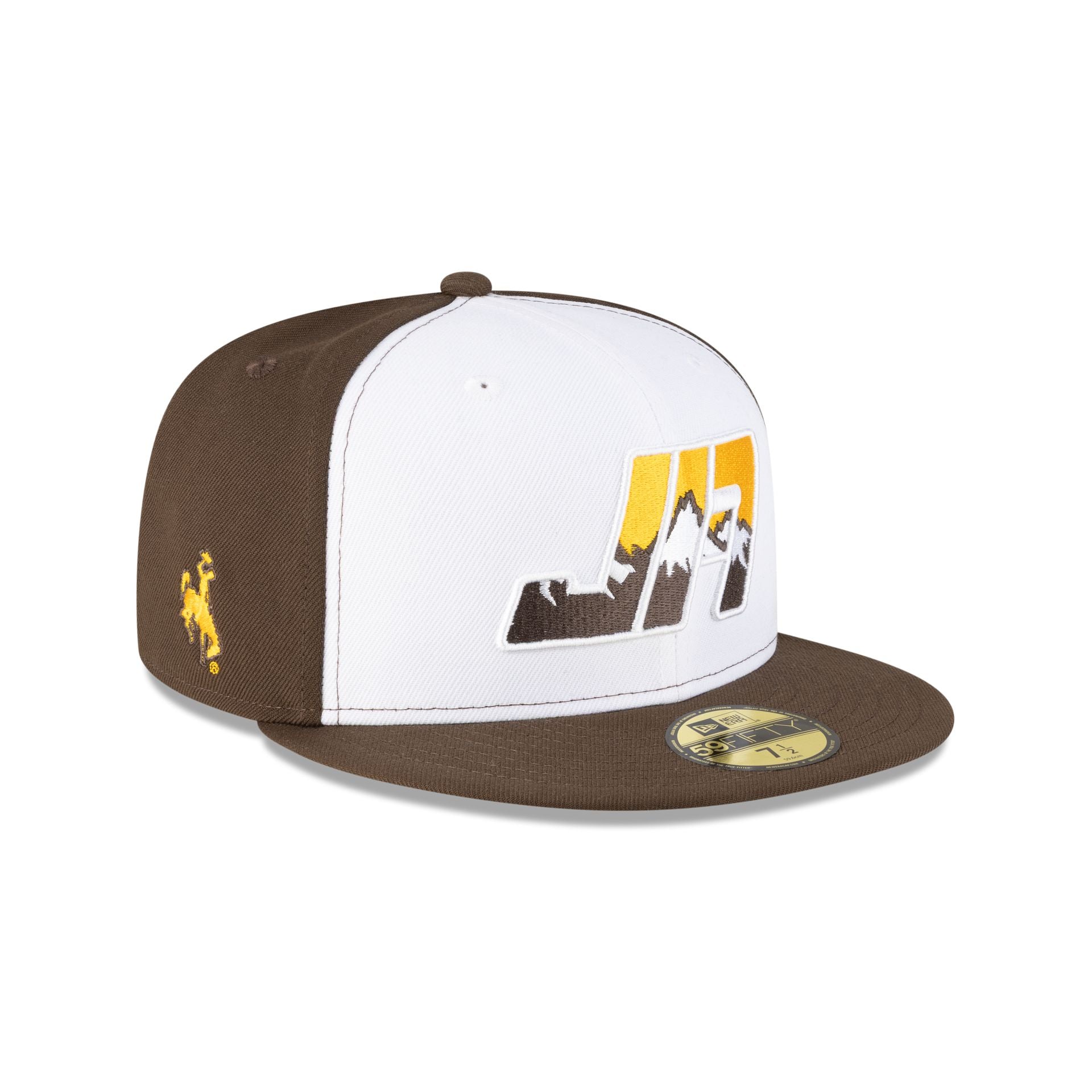 Wyoming Cowboys Josh Allen Jersey Retirement Ja17 59Fifty Fitted Hat