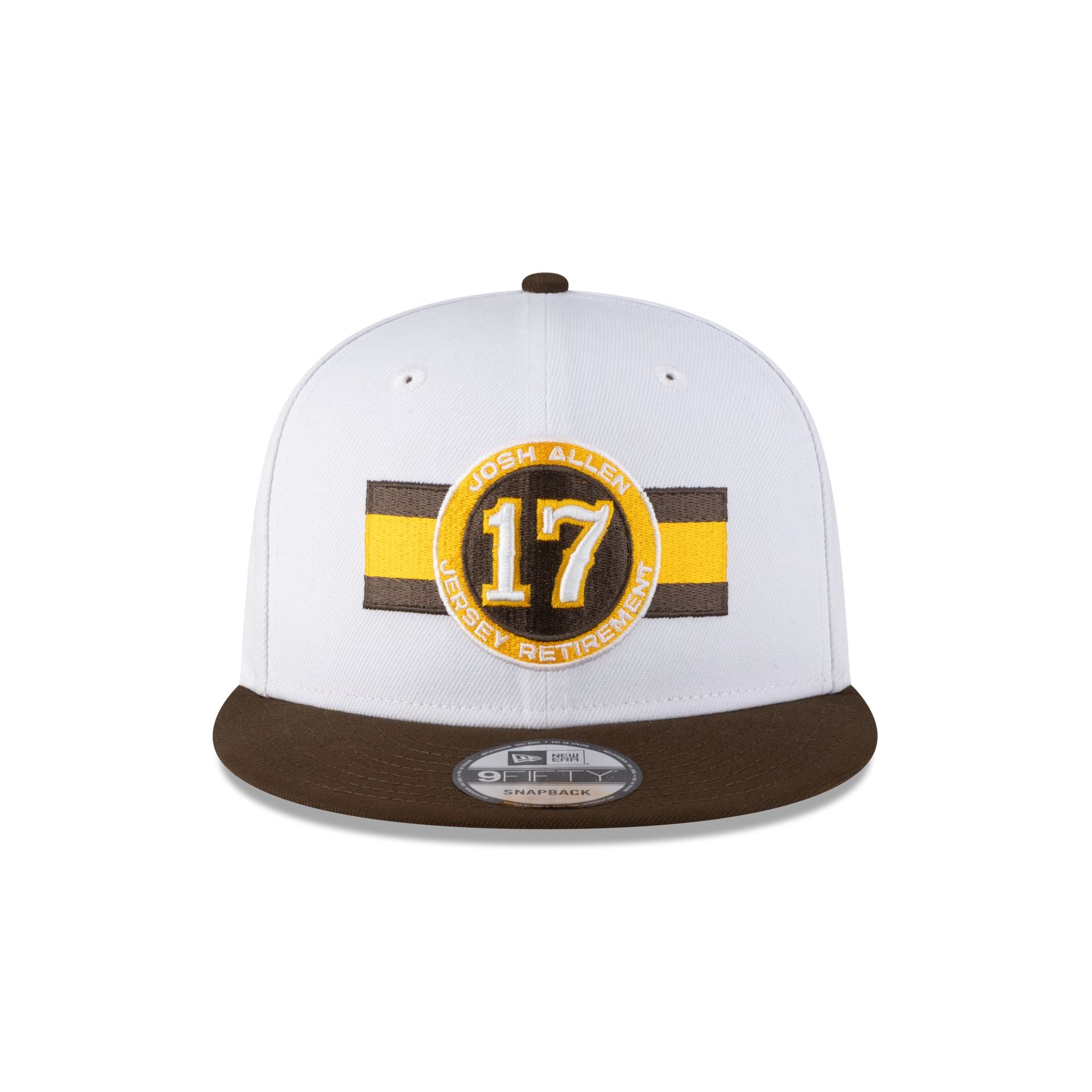 Alternative view of Wyoming Cowboys Josh Allen Jersey Retirement 17 9Fifty Snapback Hat