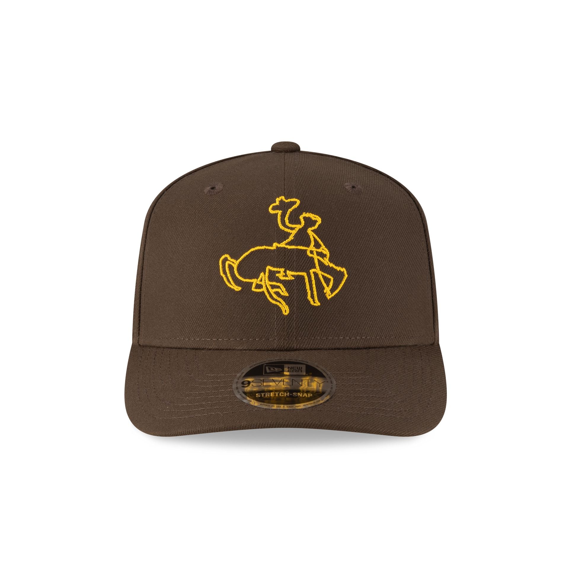 Alternative view of Wyoming Cowboys Josh Allen Jersey Retirement Cowboy 9Seventy Stretch-Snap Hat