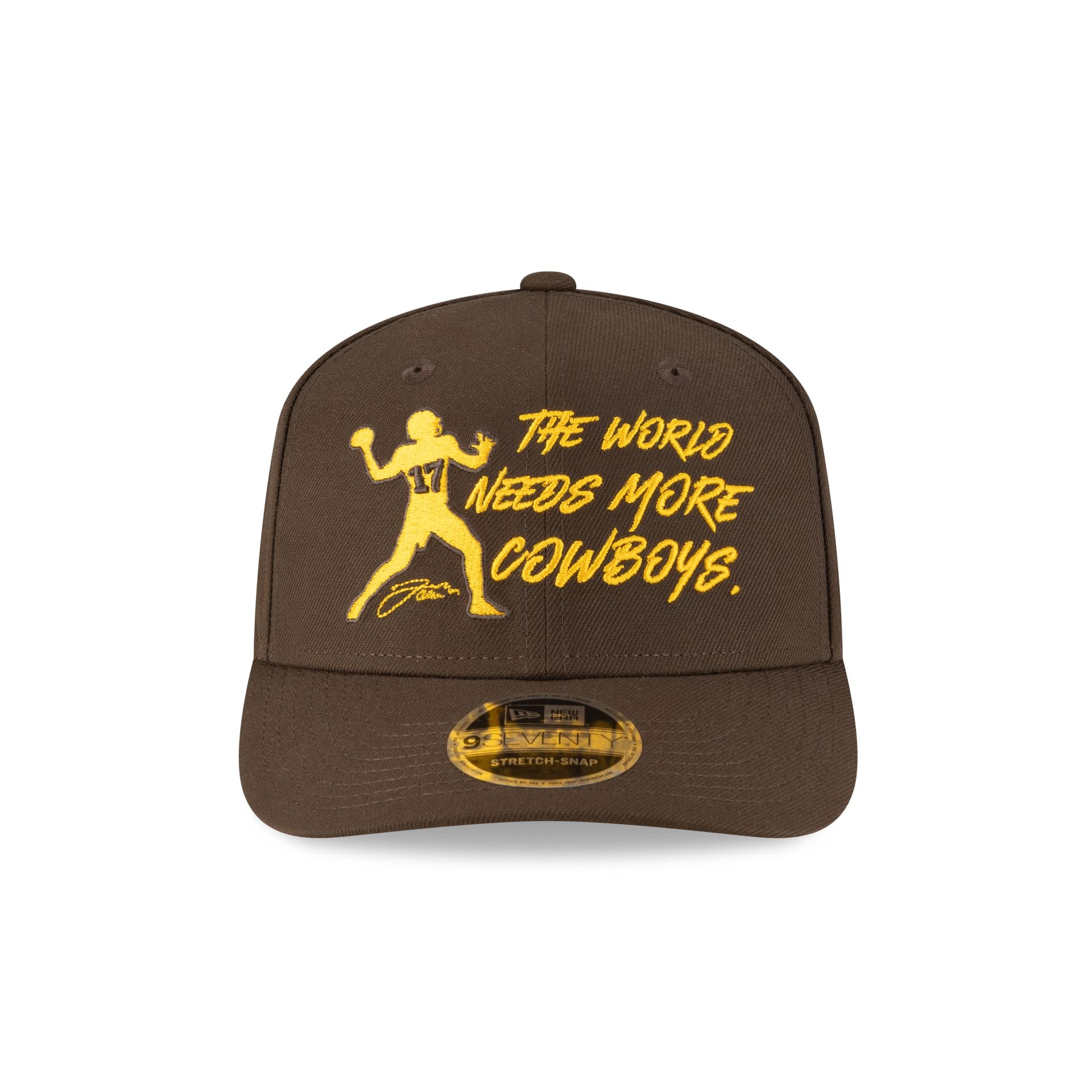 Alternative view of Wyoming Cowboys Josh Allen Jersey Retirement More Cowboys 9Seventy Stretch-Snap Hat