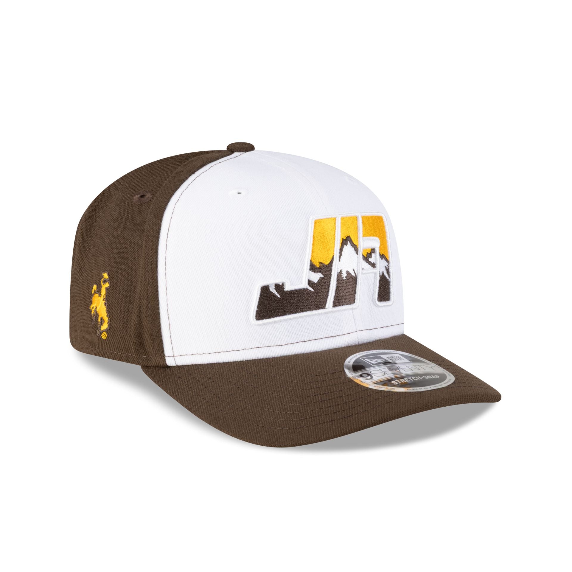 Wyoming Cowboys Josh Allen Jersey Retirement Ja17 9Seventy Stretch-Snap Hat