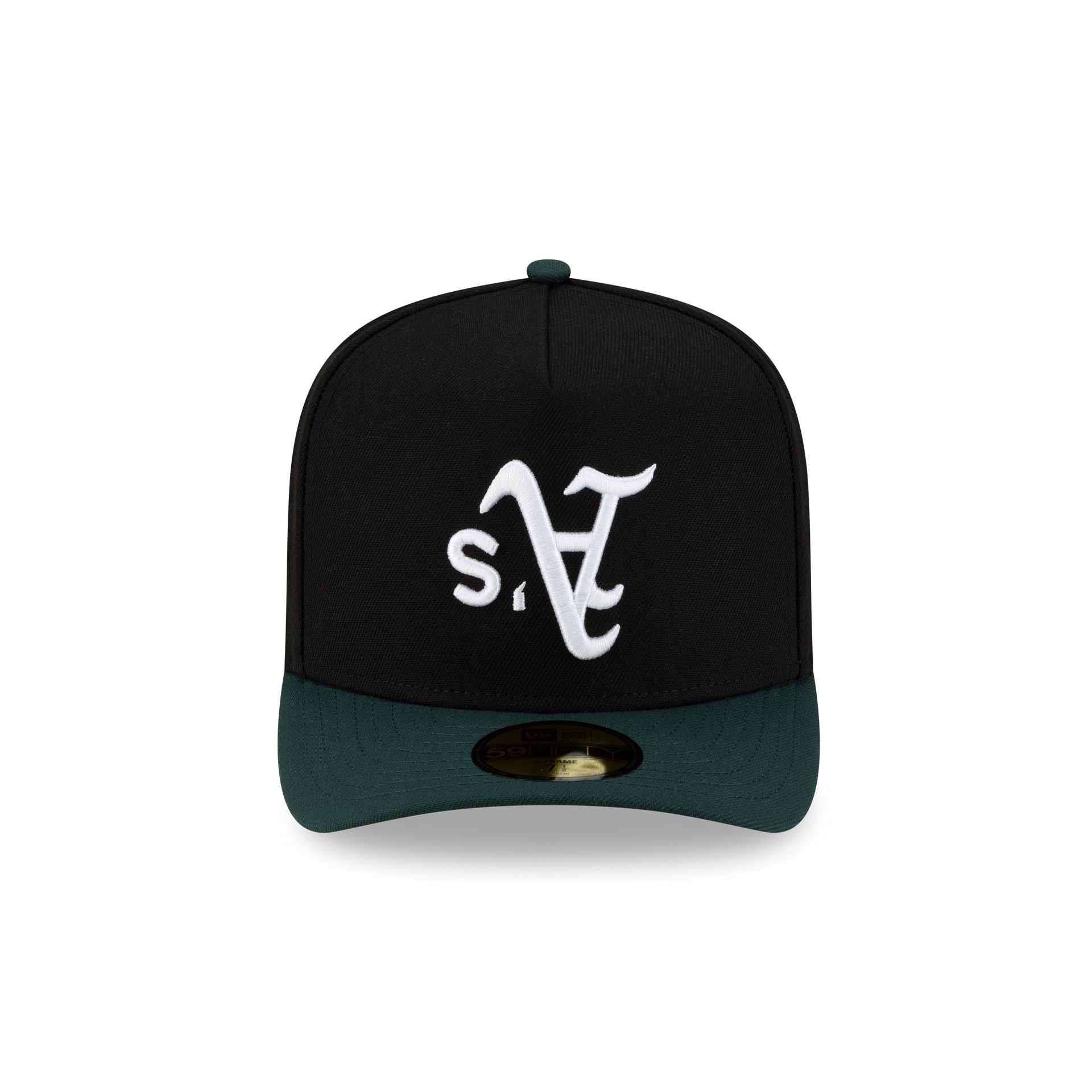 Alternative view of Just Caps Upside Down Logo Athletics 59Fifty A-Frame Fitted Hat