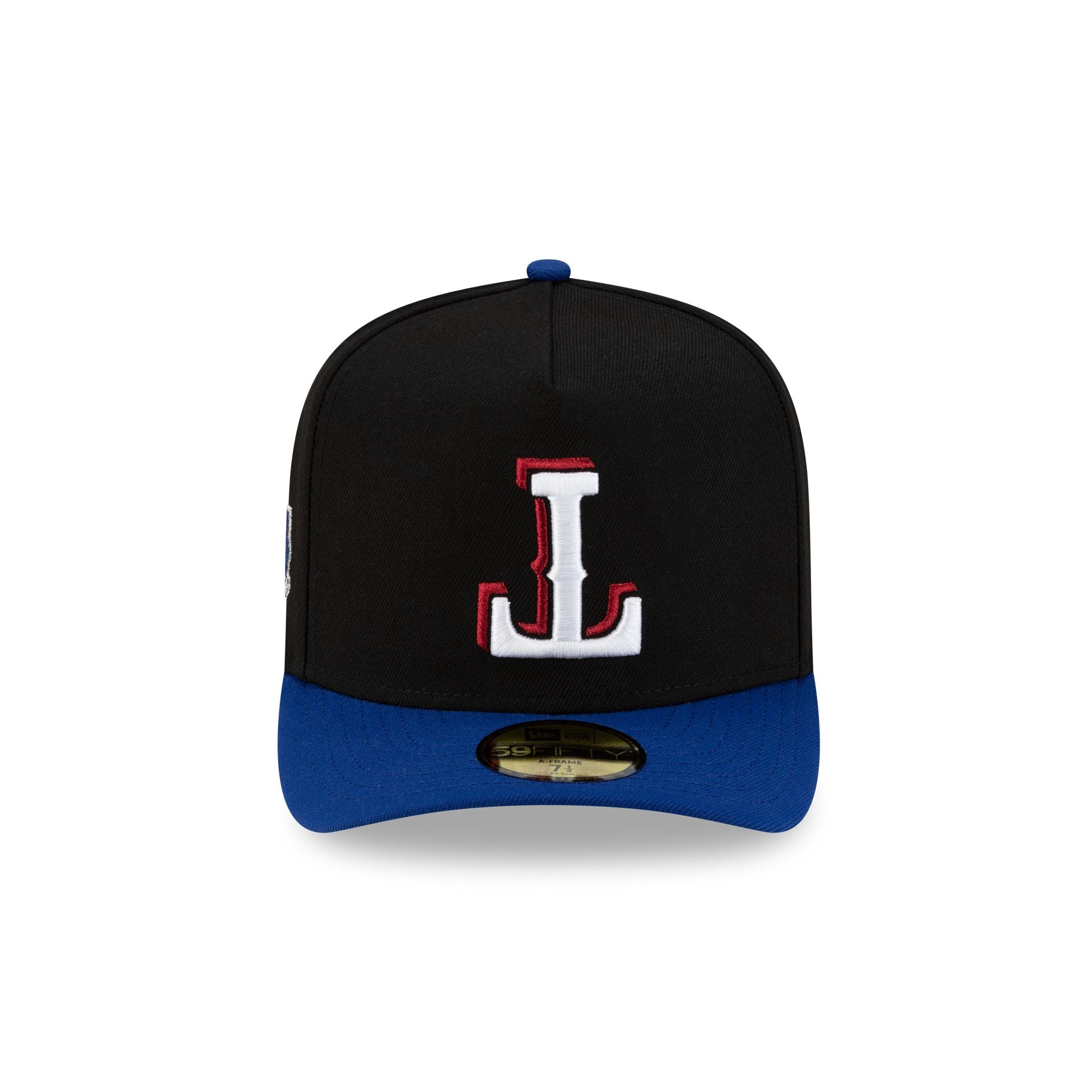 Alternative view of Just Caps Upside Down Logo Texas Rangers 59Fifty A-Frame Fitted Hat