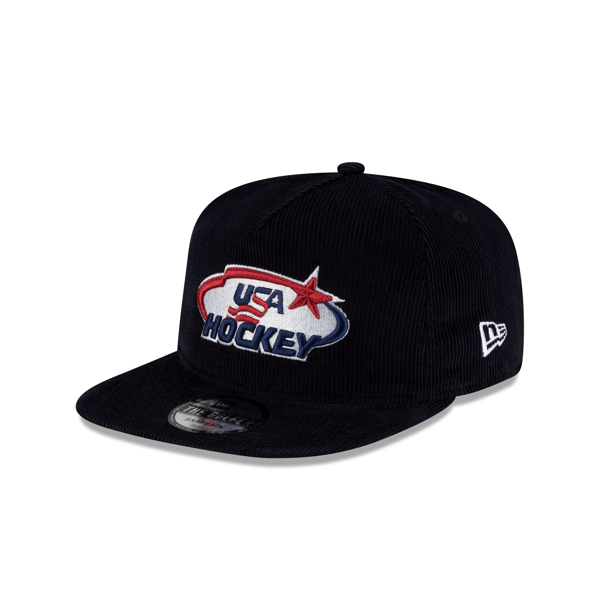 Usa Hockey Navy Corduroy Golfer Hat