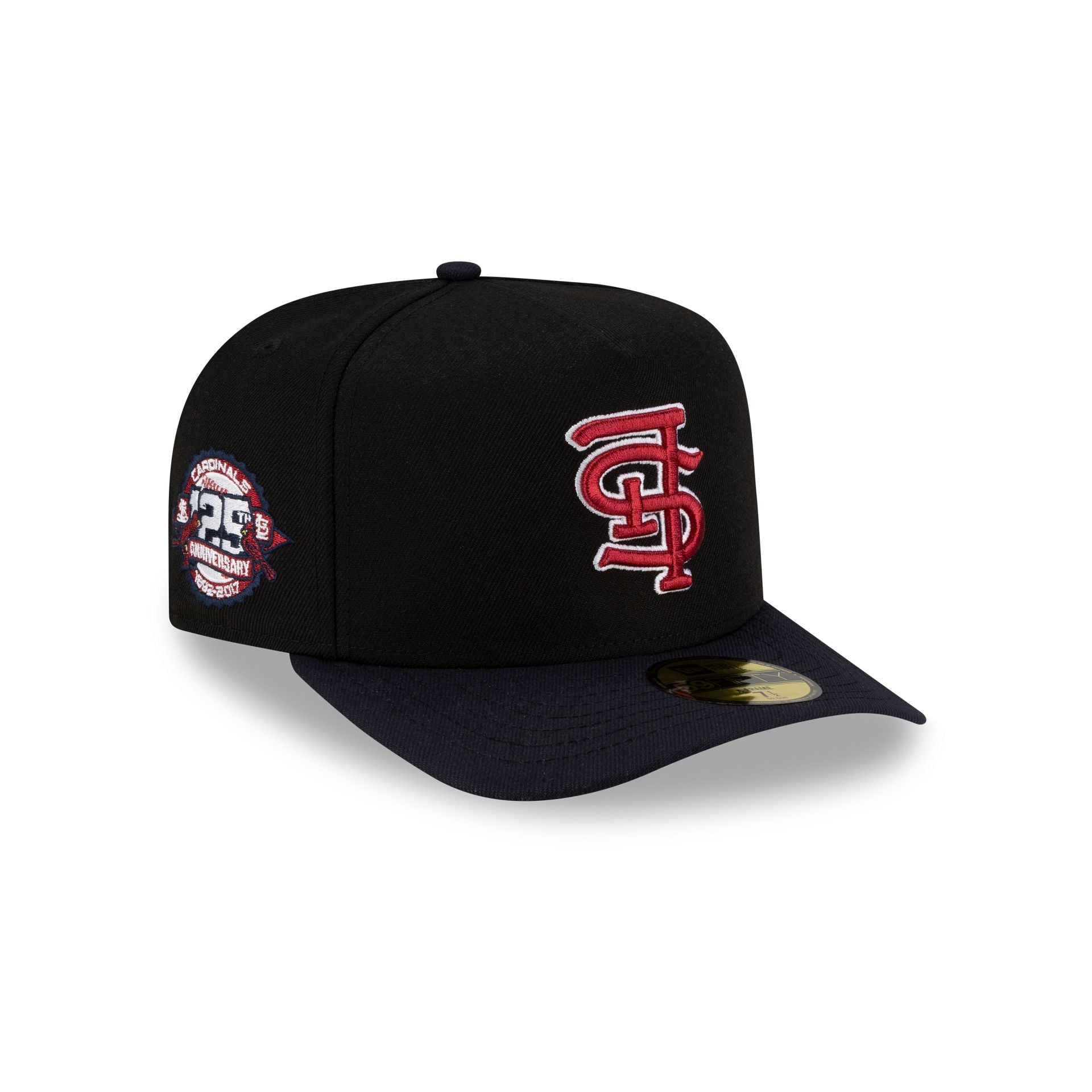 Just Caps Upside Down Logo St. Louis Cardinals 59Fifty A-Frame Fitted Hat