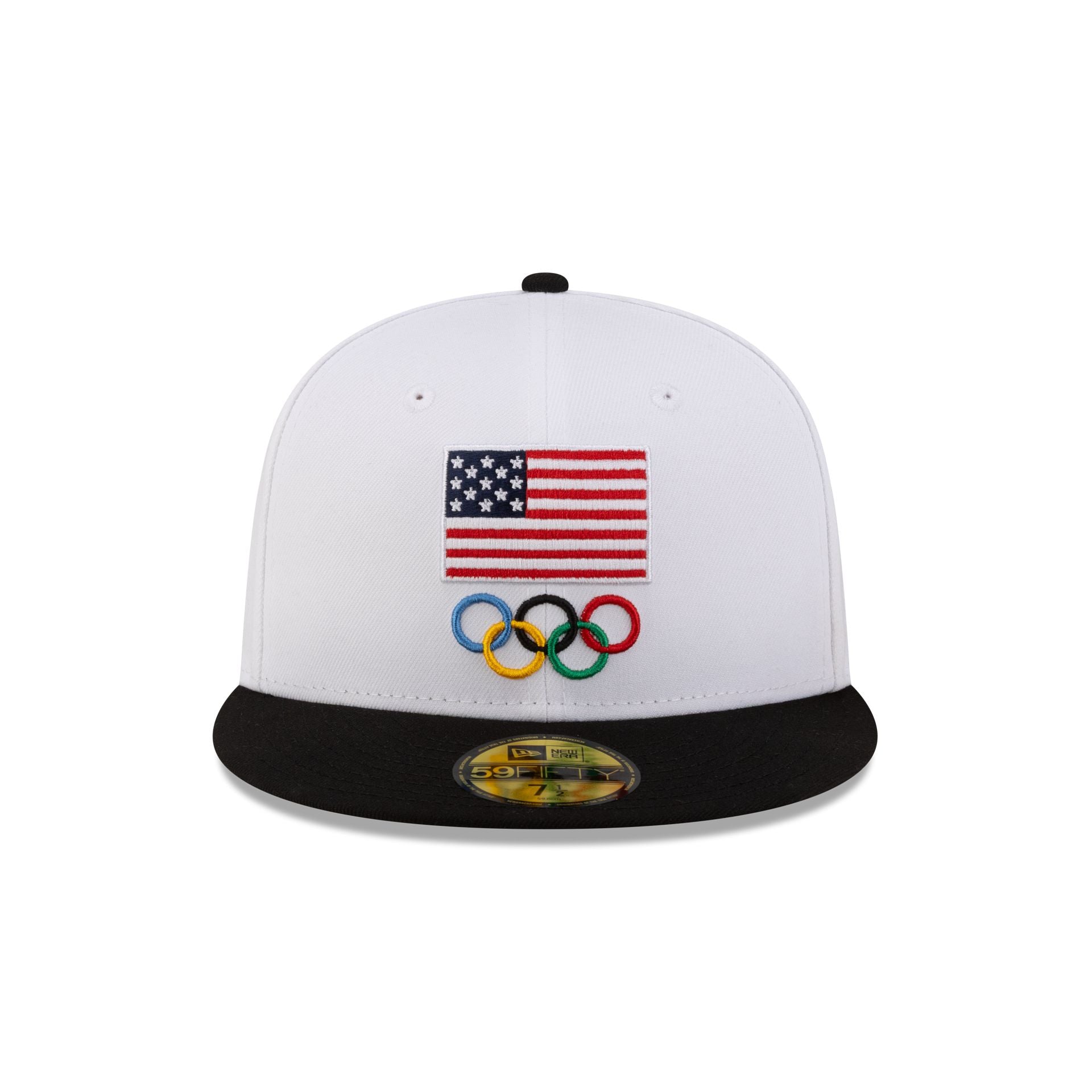 Alternative view of Team Usa Winter Olympics Looney Tunes White 59Fifty Fitted Hat