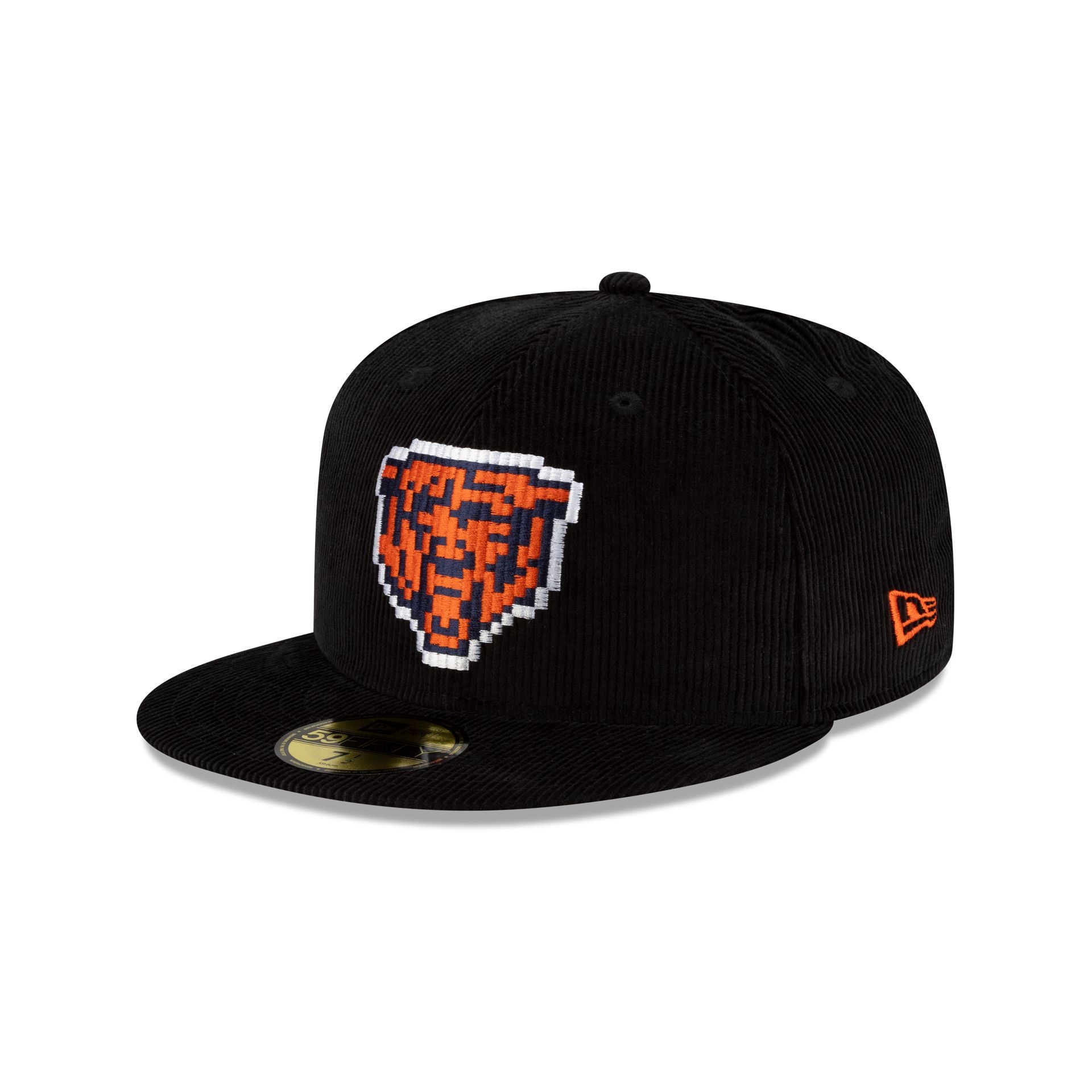 Just Caps Nfl Pixelated Chicago Bears 59Fifty Fitted Hat