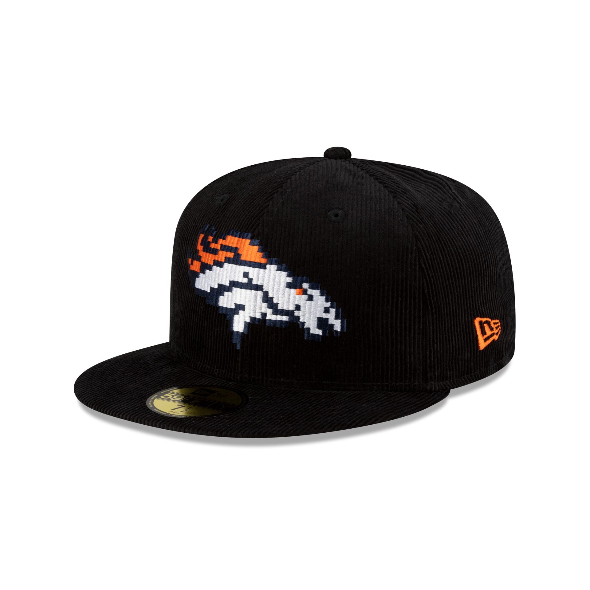 Just Caps Nfl Pixelated Denver Broncos 59Fifty Fitted Hat