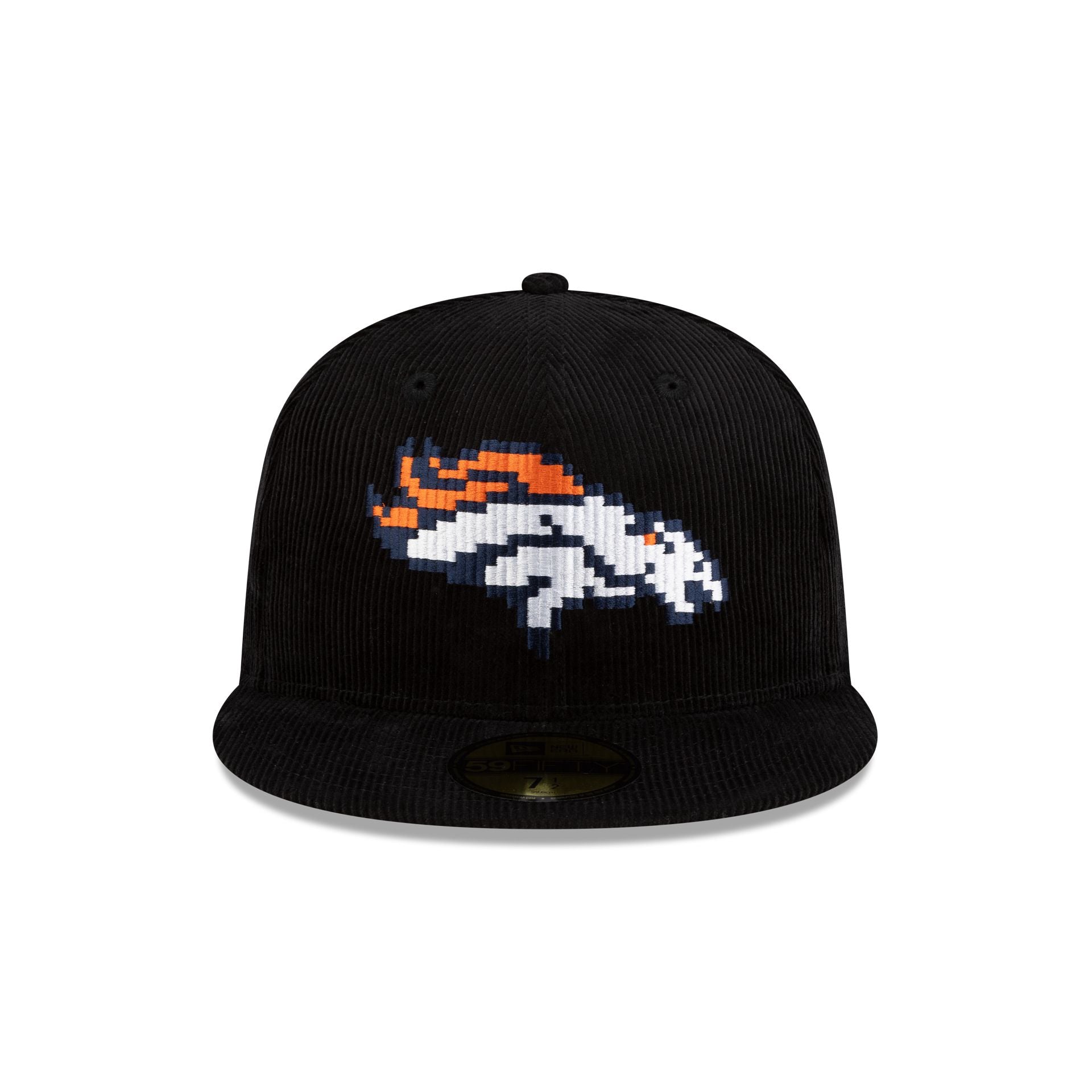 Alternative view of Just Caps Nfl Pixelated Denver Broncos 59Fifty Fitted Hat