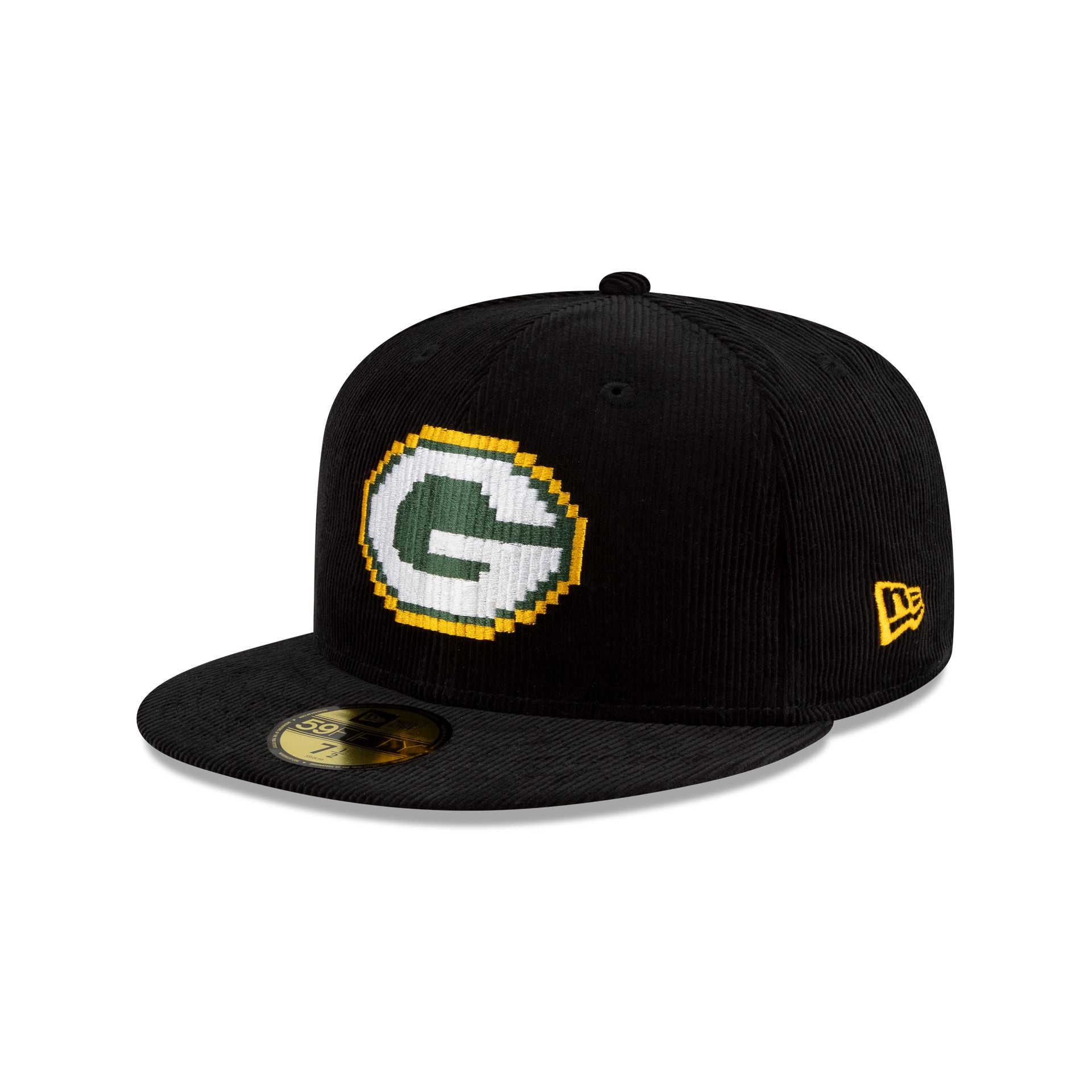 Just Caps Nfl Pixelated Green Bay Packers 59Fifty Fitted Hat