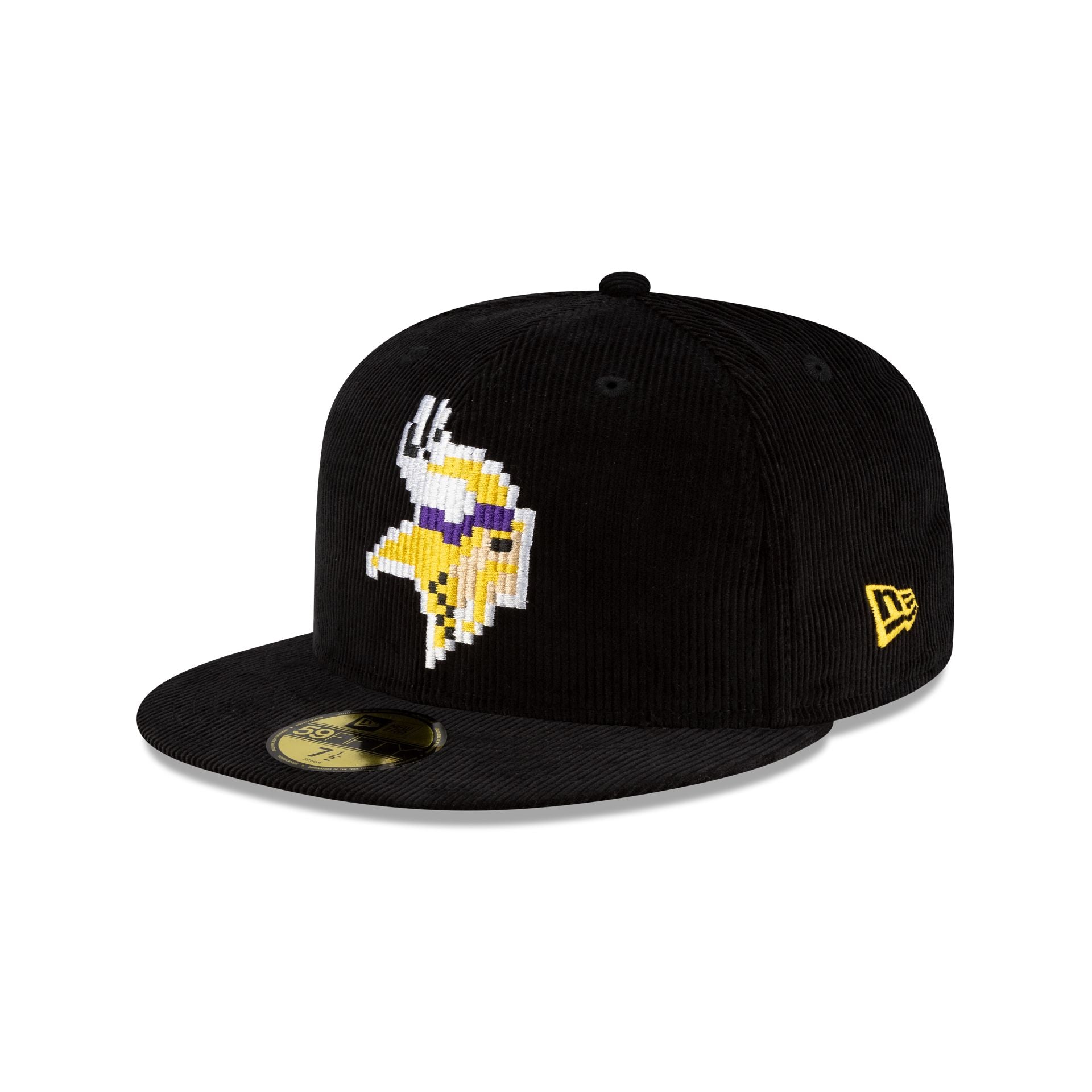 Just Caps Nfl Pixelated Minnesota Vikings 59Fifty Fitted Hat