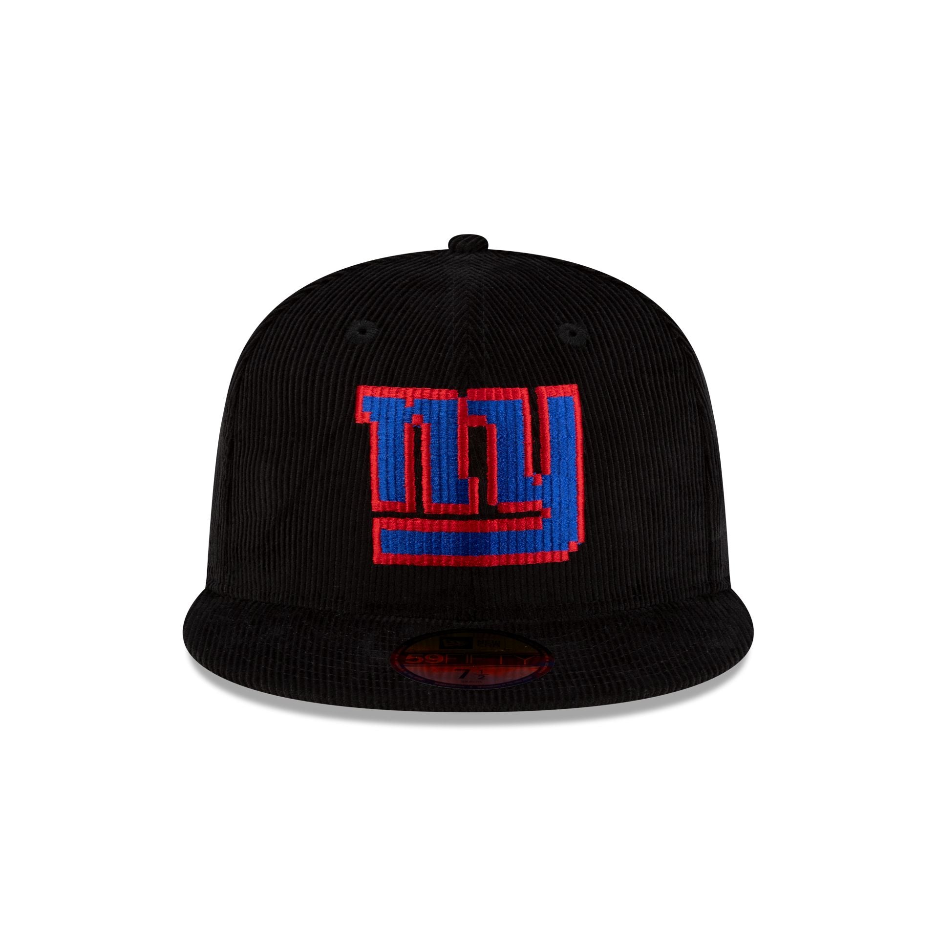 Alternative view of Just Caps Nfl Pixelated New York Giants 59Fifty Fitted Hat