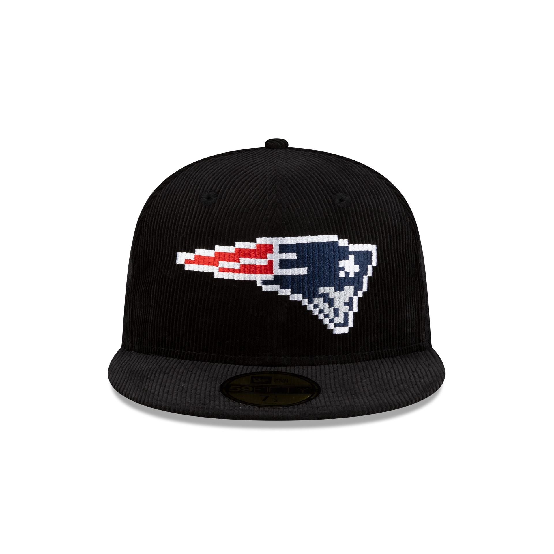 Alternative view of Just Caps Nfl Pixelated New England Patriots 59Fifty Fitted Hat