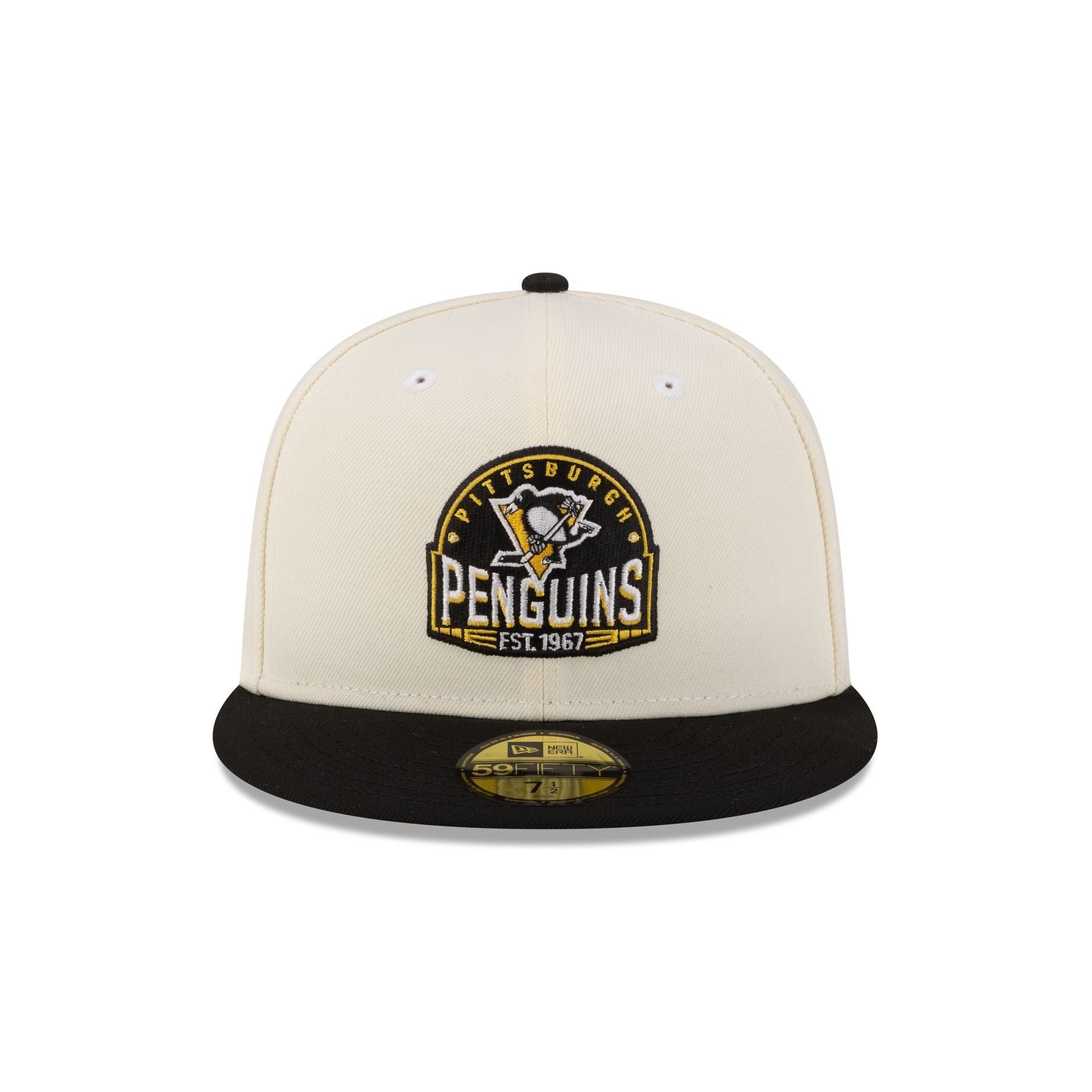 Alternative view of Pittsburgh Penguins Chrome 59Fifty Fitted Hat