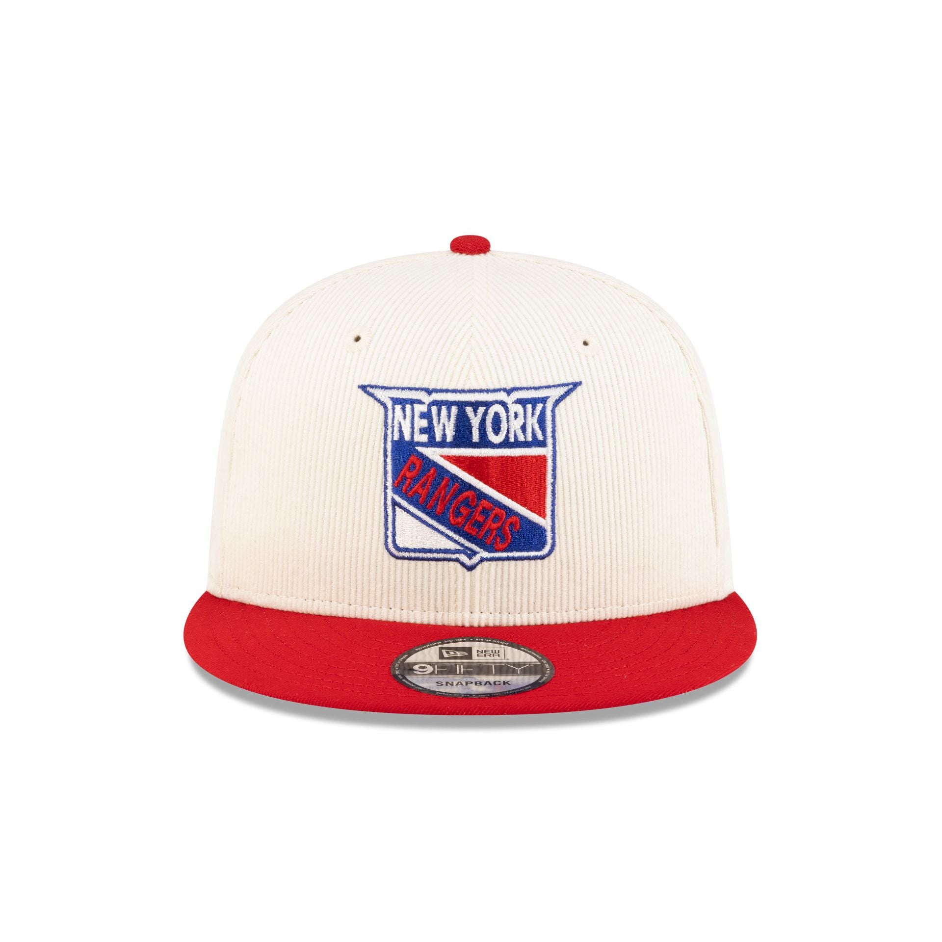 Alternative view of New York Rangers 100Th Anniversary Chrome Corduroy 9Fifty Snapback Hat