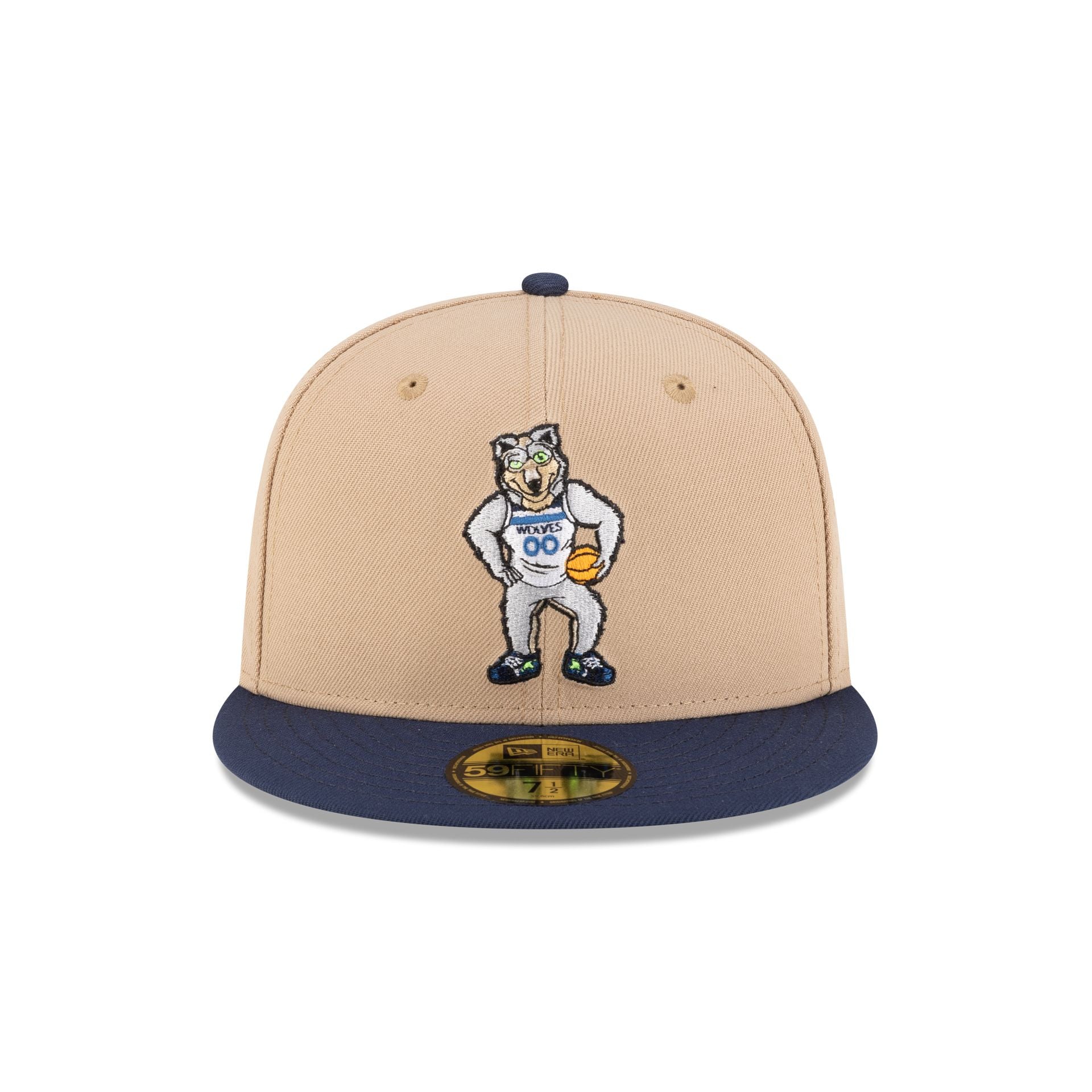 Alternative view of Minnesota Timberwolves Mascot Camel 59Fifty Fitted Hat