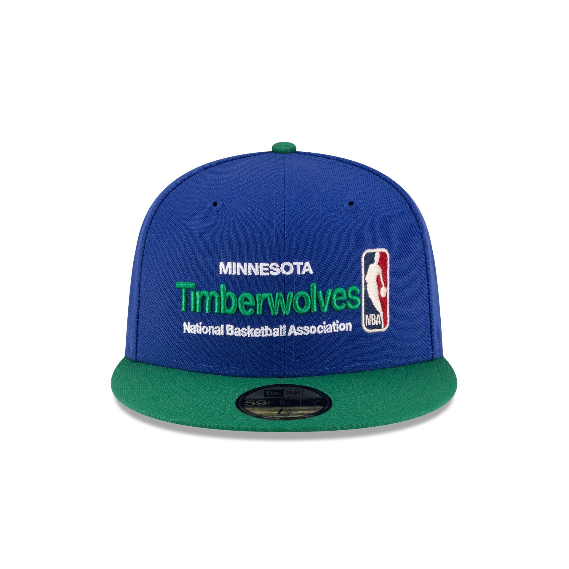 Alternative view of Minnesota Timberwolves 1989-1996 Hardwood Classics Sign Stack 59Fifty Fitted Hat