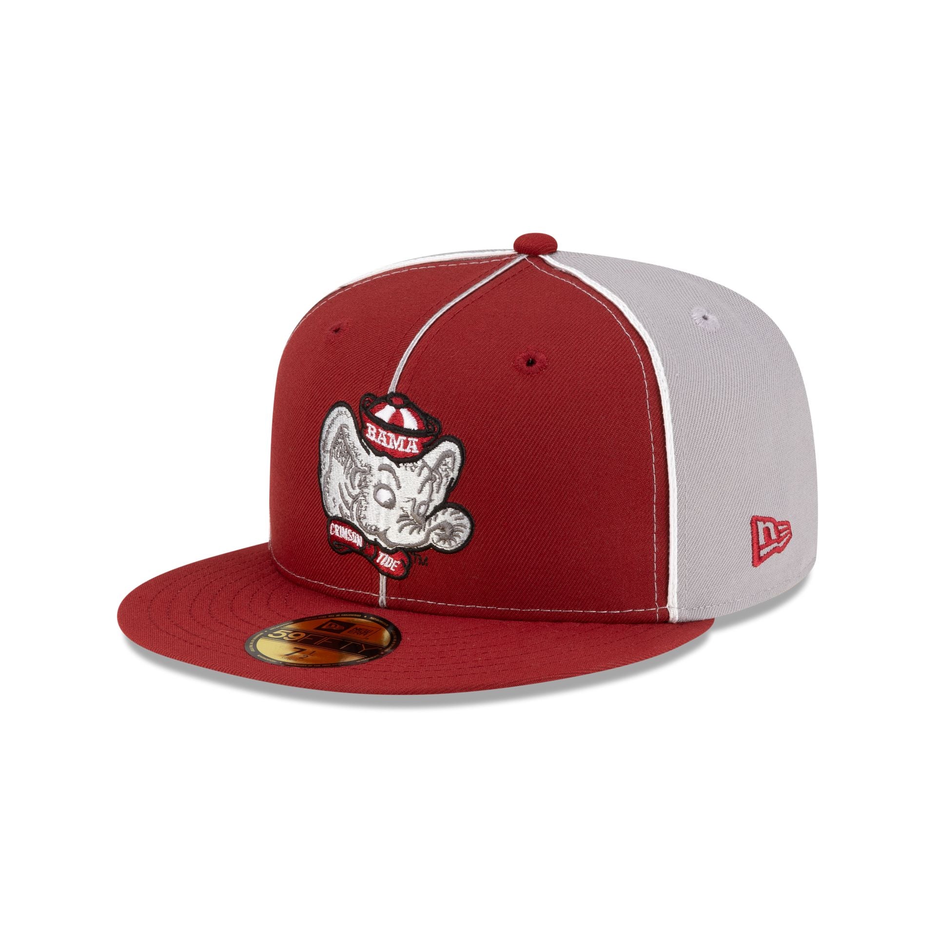 Just Caps College Pinwheel Alabama Crimson Tide College Vault 59Fifty Fitted Hat